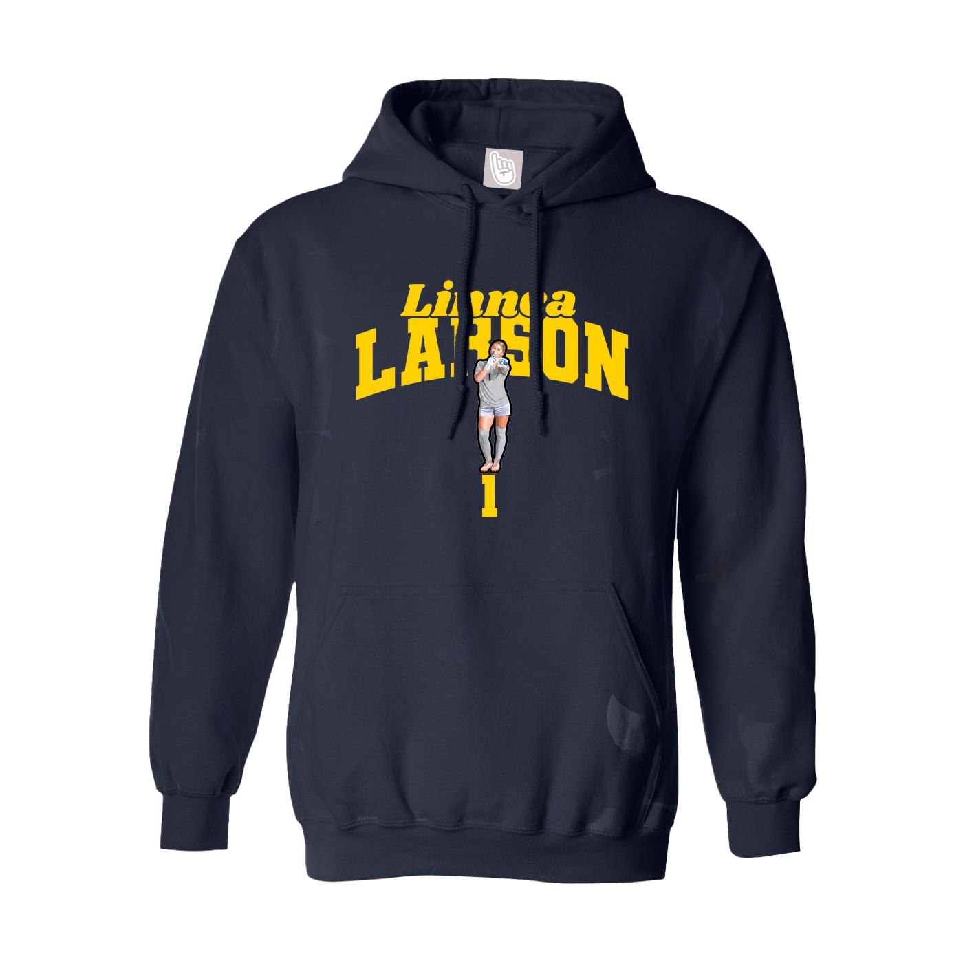 Hoodie — Signature Arch in Navy