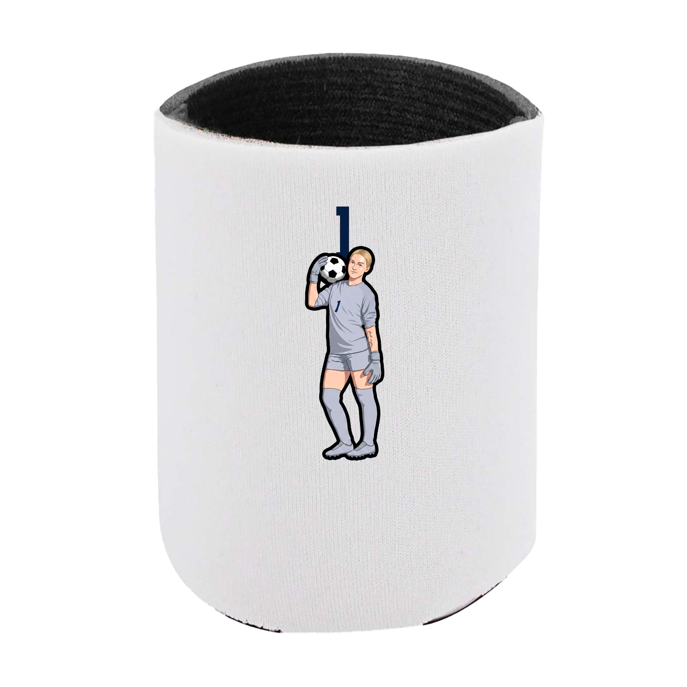 Can Holder — Number Top in White