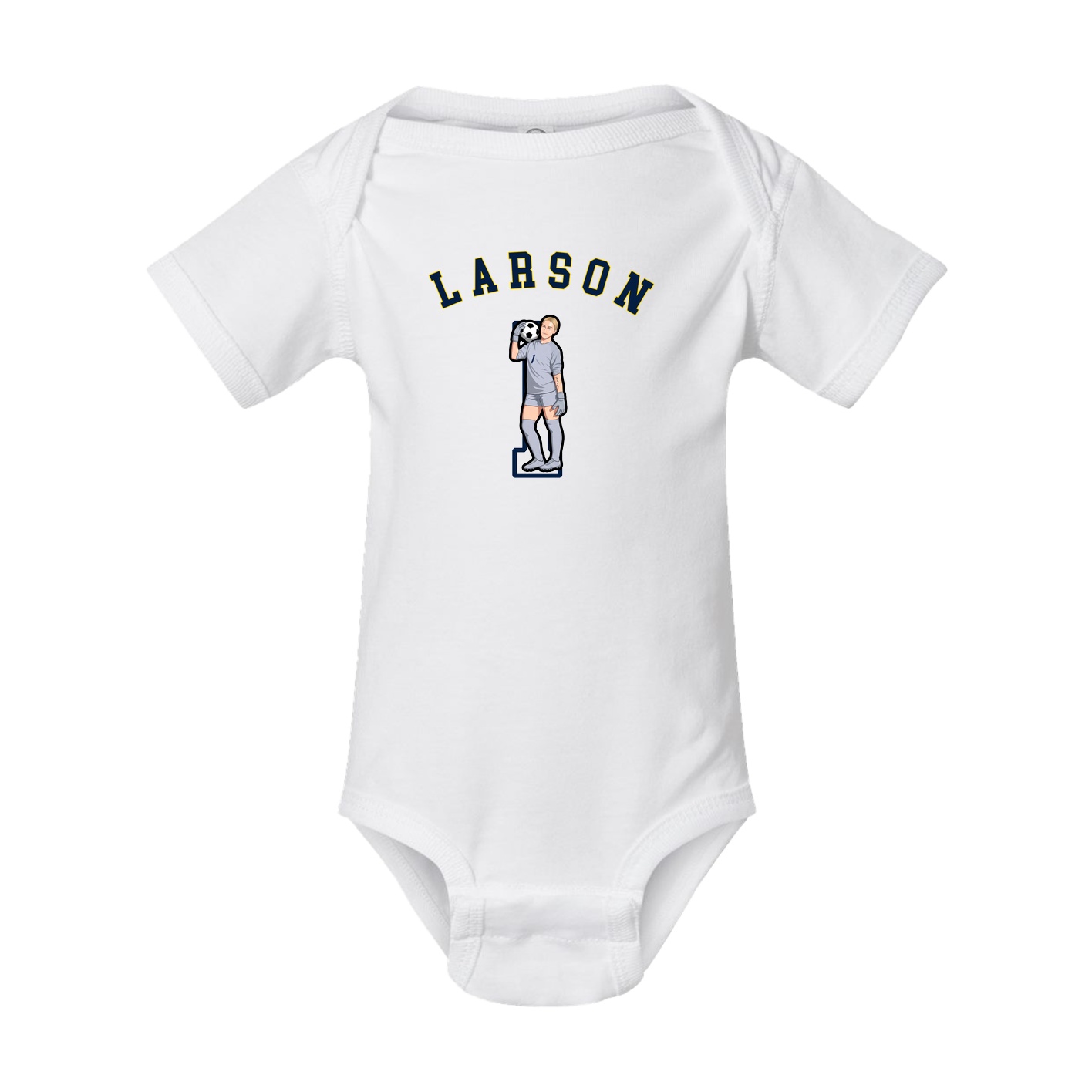 Baby Onesie — Shirsey Arch in White