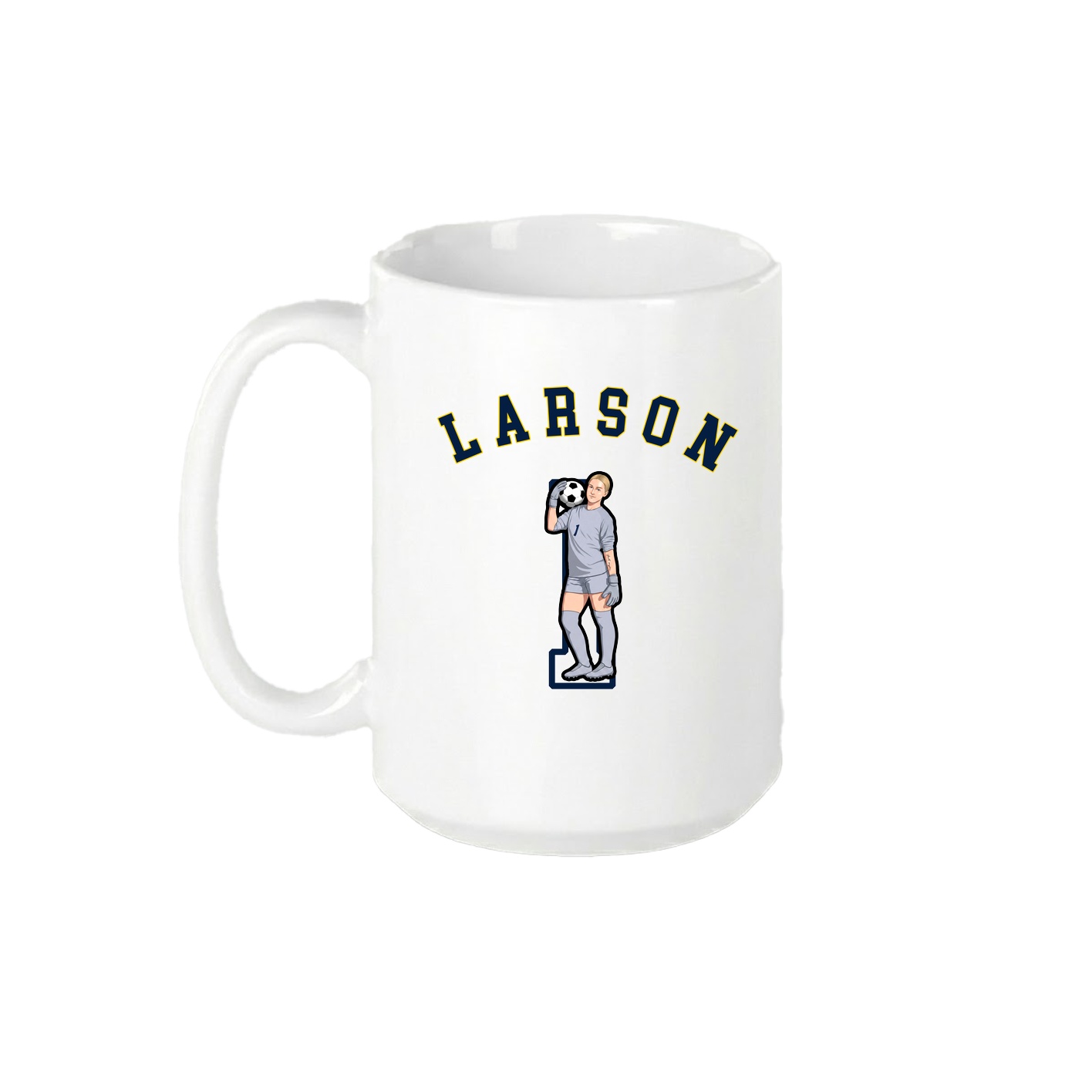 15oz Coffee Mug — Shirsey Arch in White