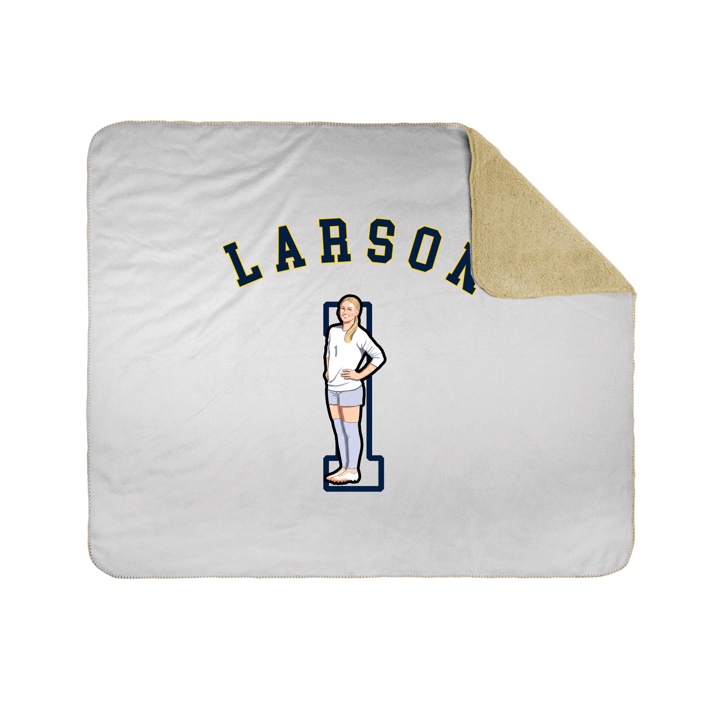Throw Blanket — Shirsey Arch in White