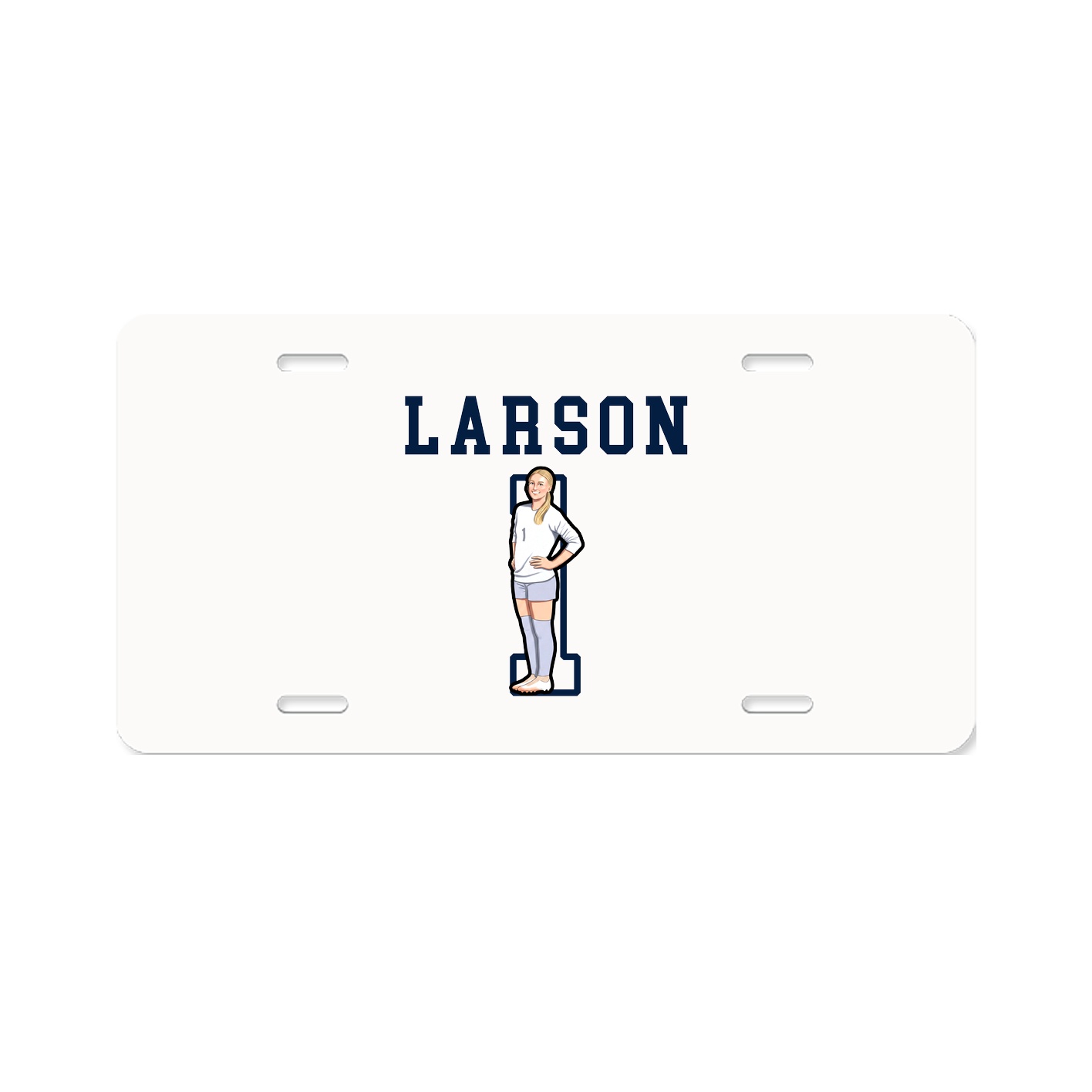 License Plate — Shirsey in Classic