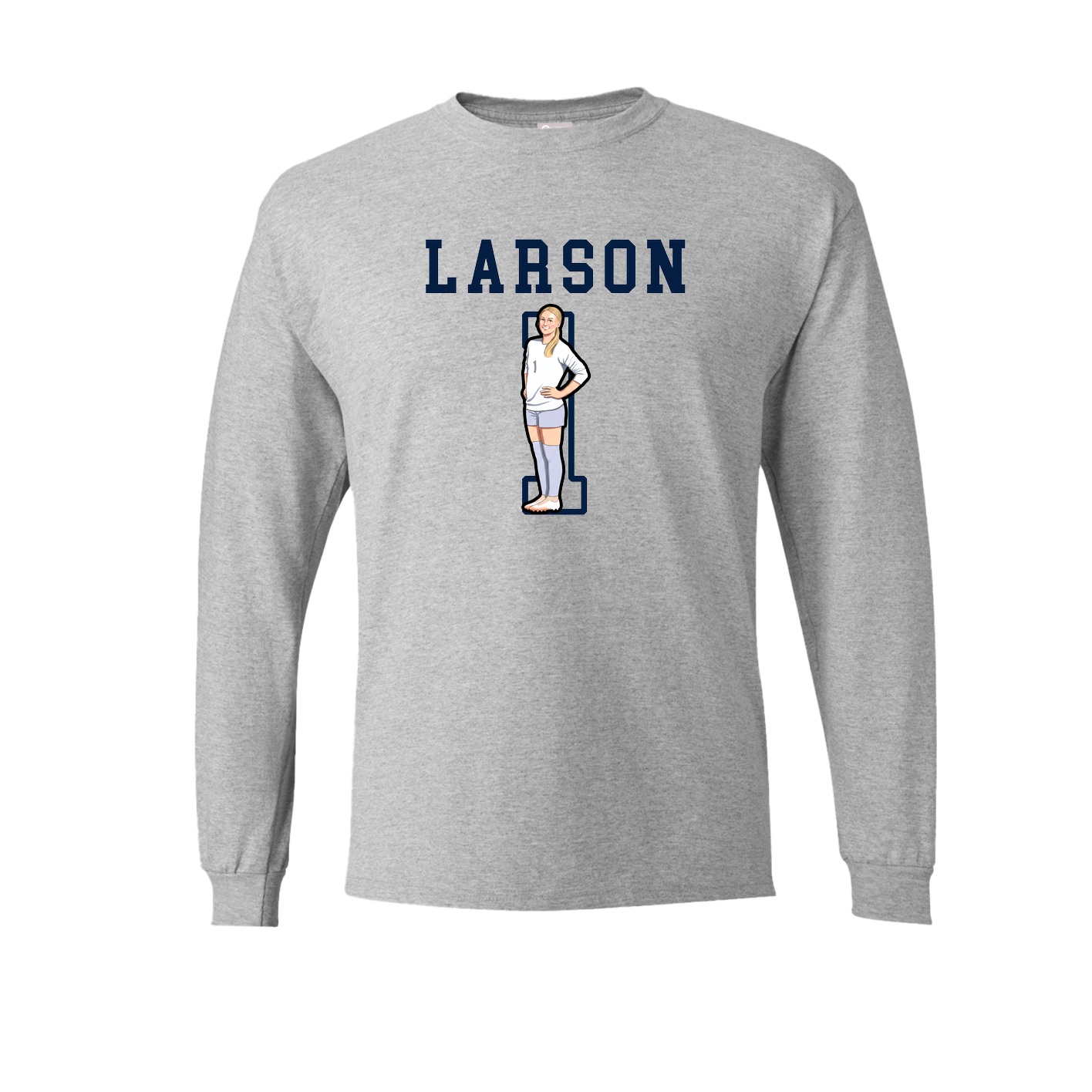 Long Sleeve Tee — Shirsey in Grey