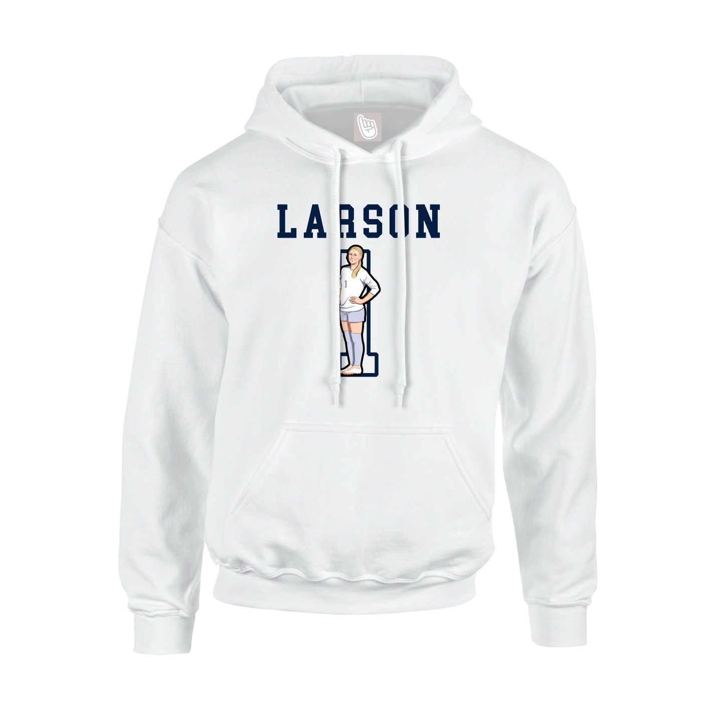 Youth Hoodie — Shirsey in White