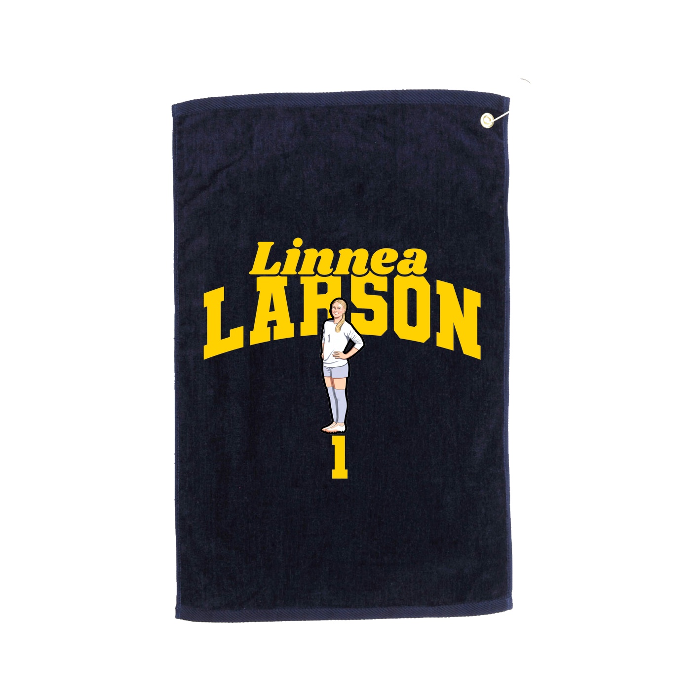 Golf Towel — Signature Arch in Navy