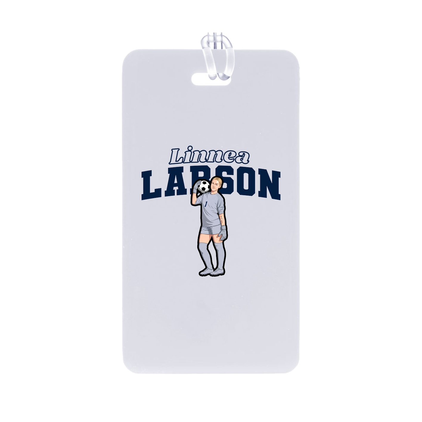 Bag Tag — Name Arch in Classic