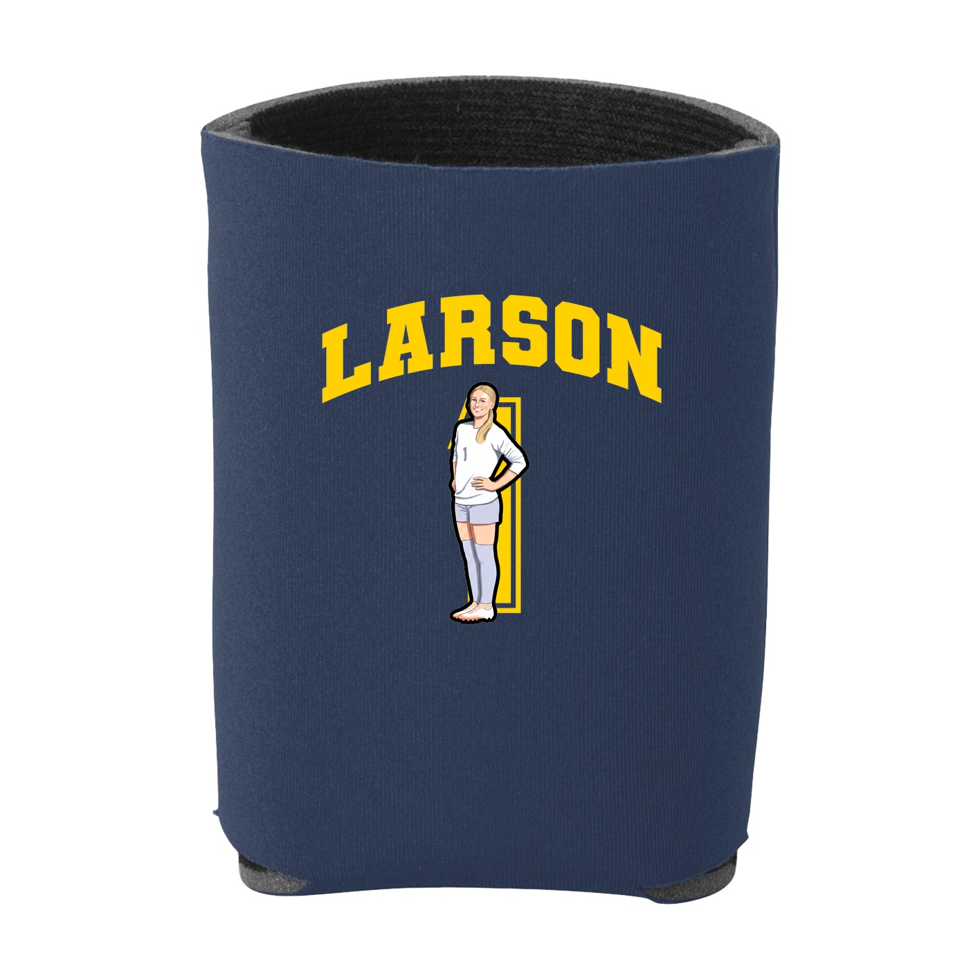 Can Holder — Number in Navy