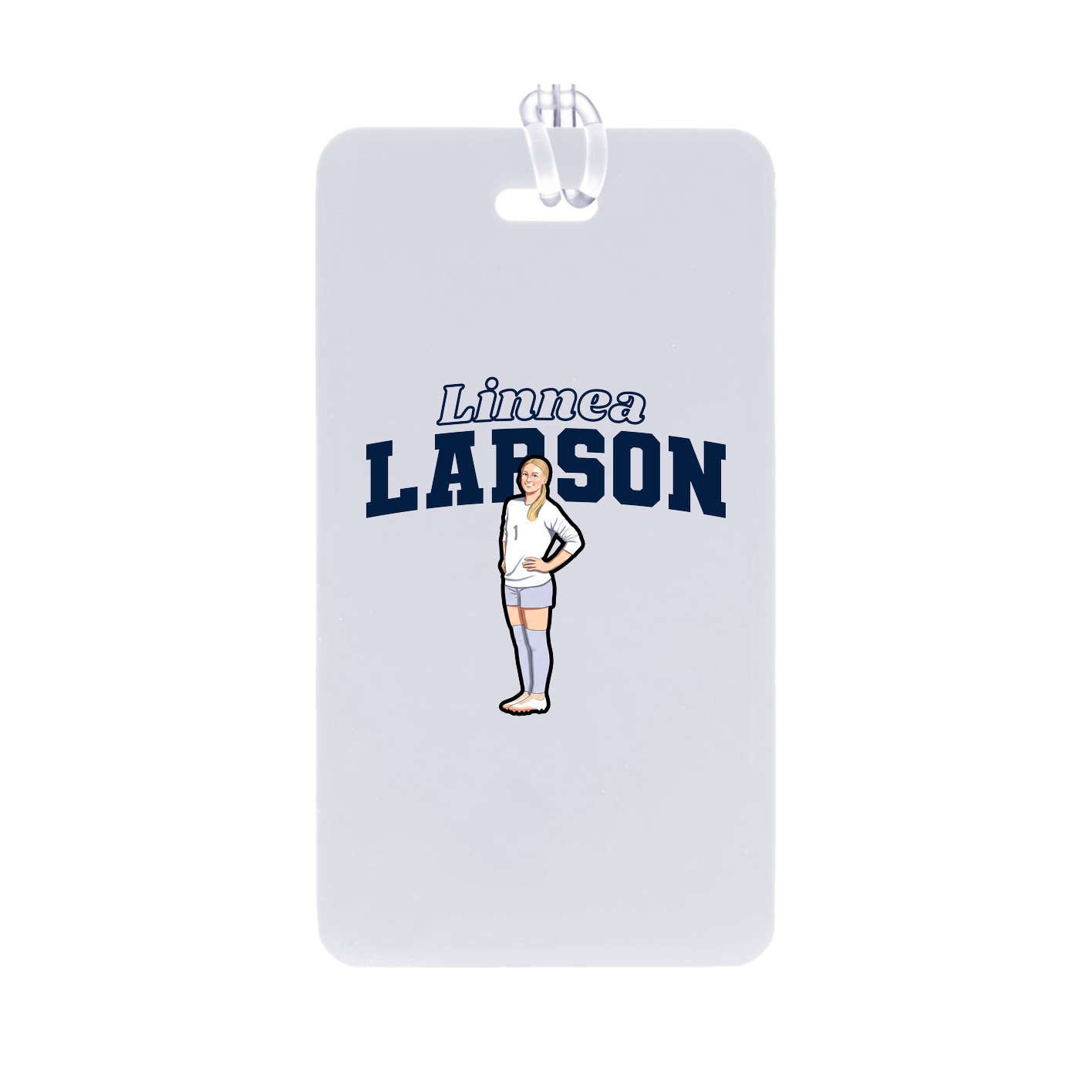 Bag Tag — Name Arch in Classic