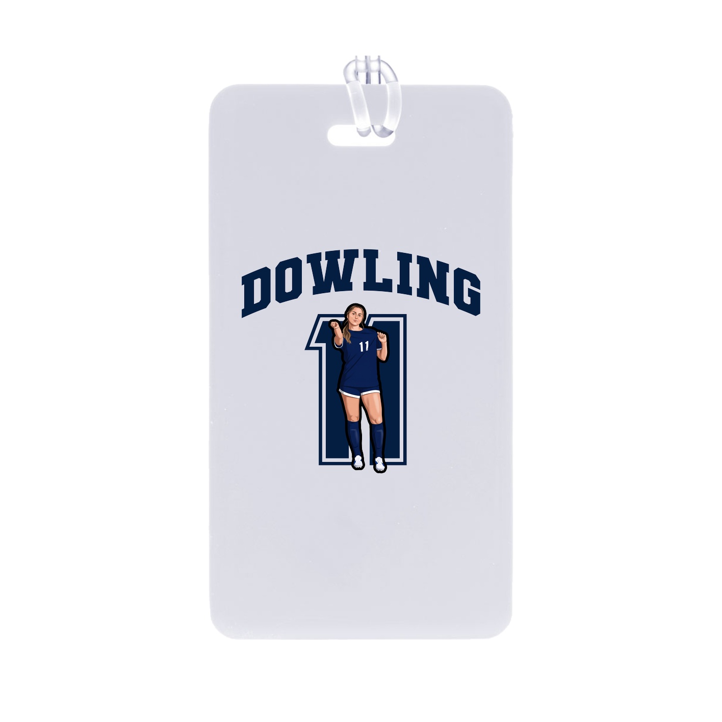 Bag Tag — Number in Classic