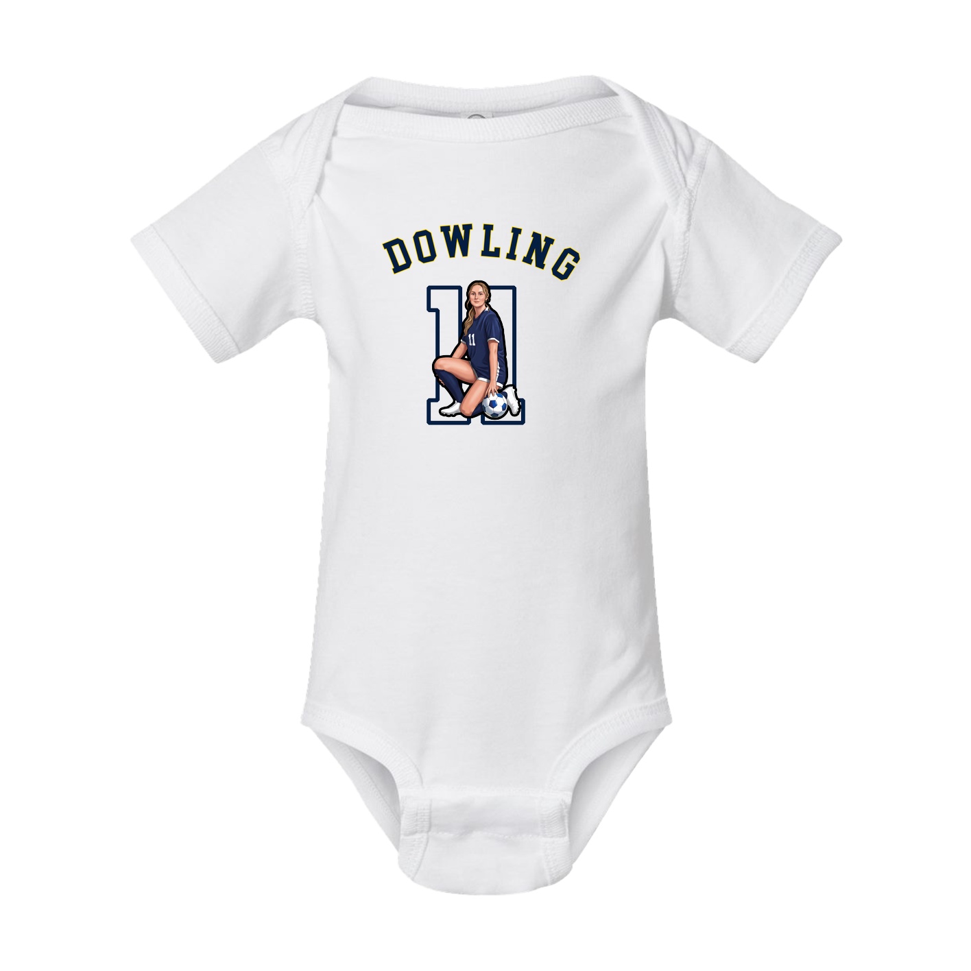 Baby Onesie — Shirsey Arch in White