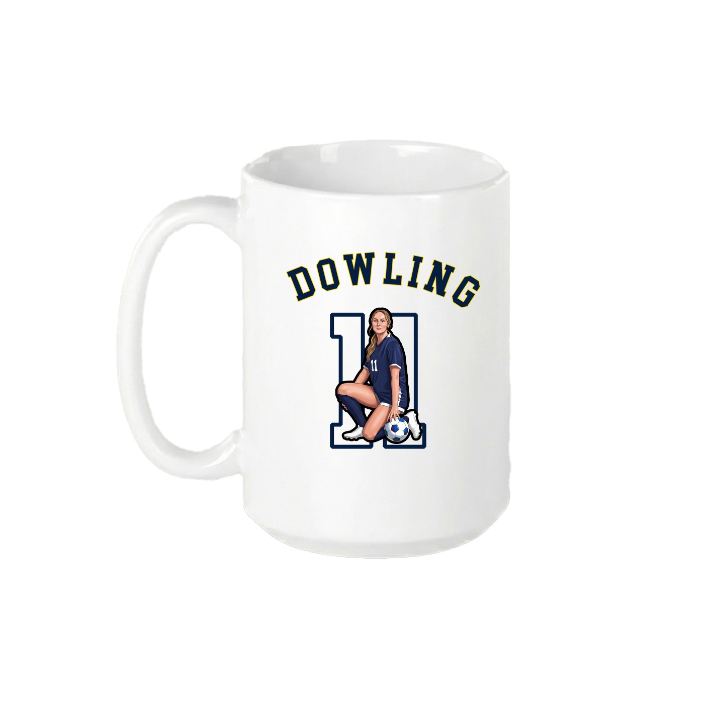 15oz Coffee Mug — Shirsey Arch in White