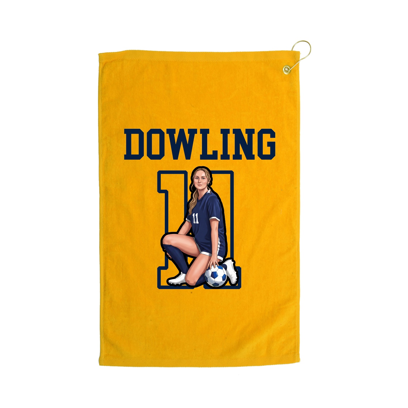 Golf Towel — Shirsey in Gold