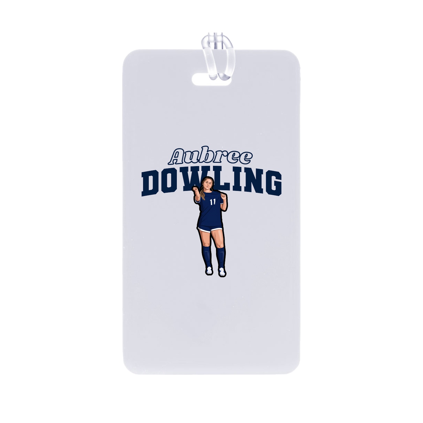 Bag Tag — Name Arch in Classic