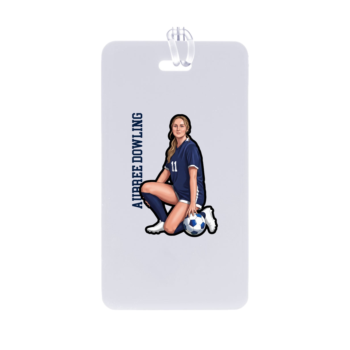 Bag Tag — Name Vertical in Classic