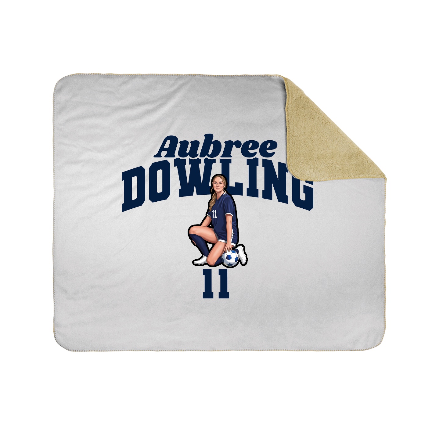 Throw Blanket — Signature Arch in White
