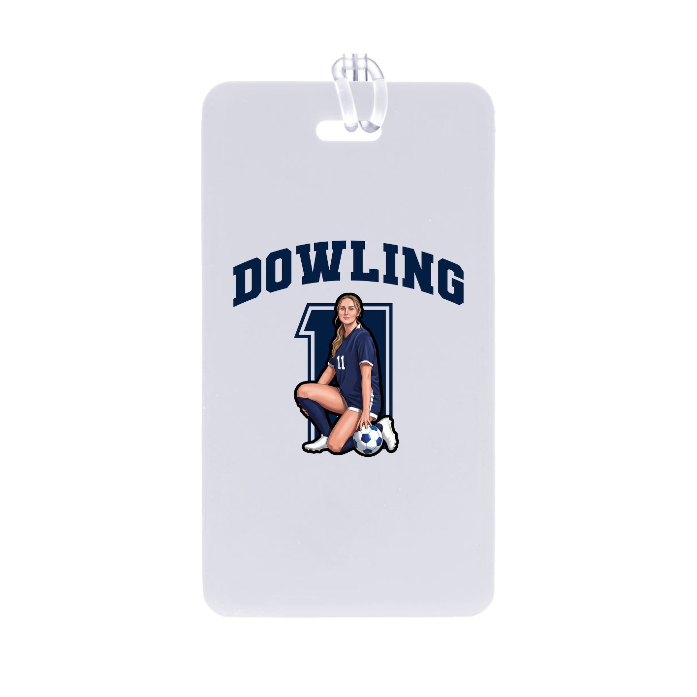Bag Tag — Number in Classic