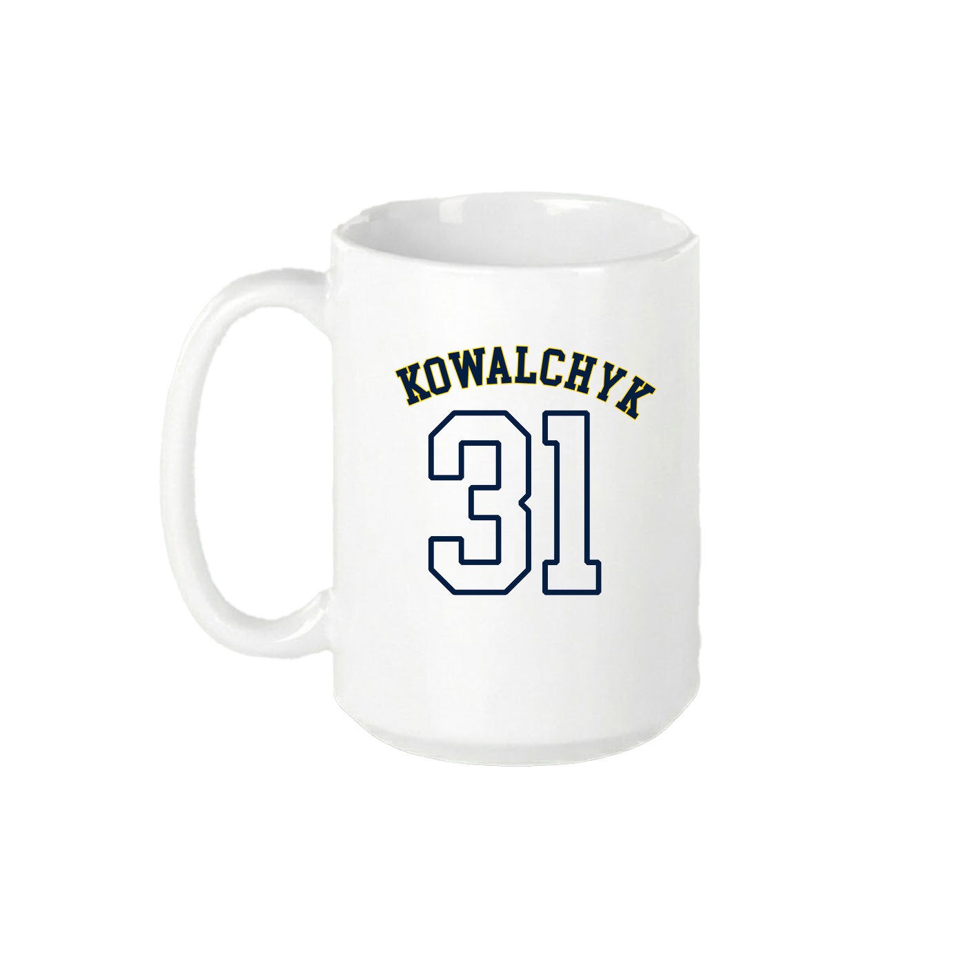 15oz Coffee Mug — Shirsey Arch in White