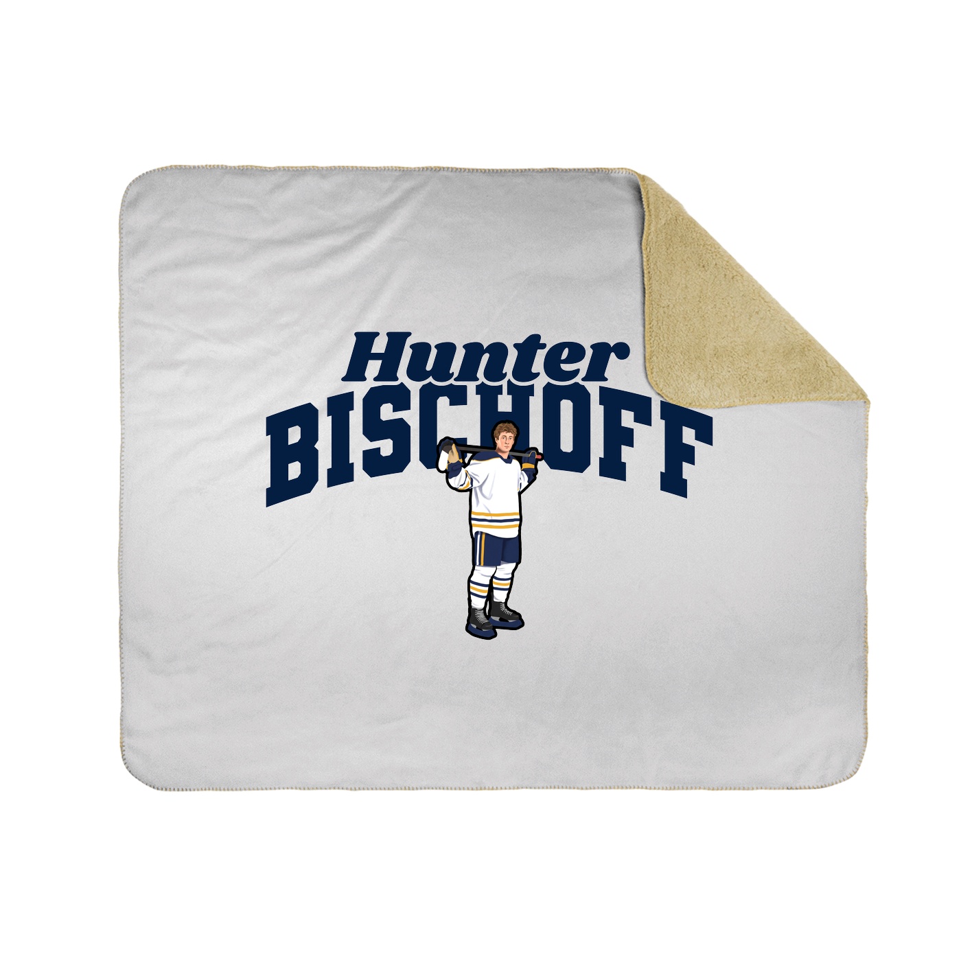 Throw Blanket — Signature Arch in White