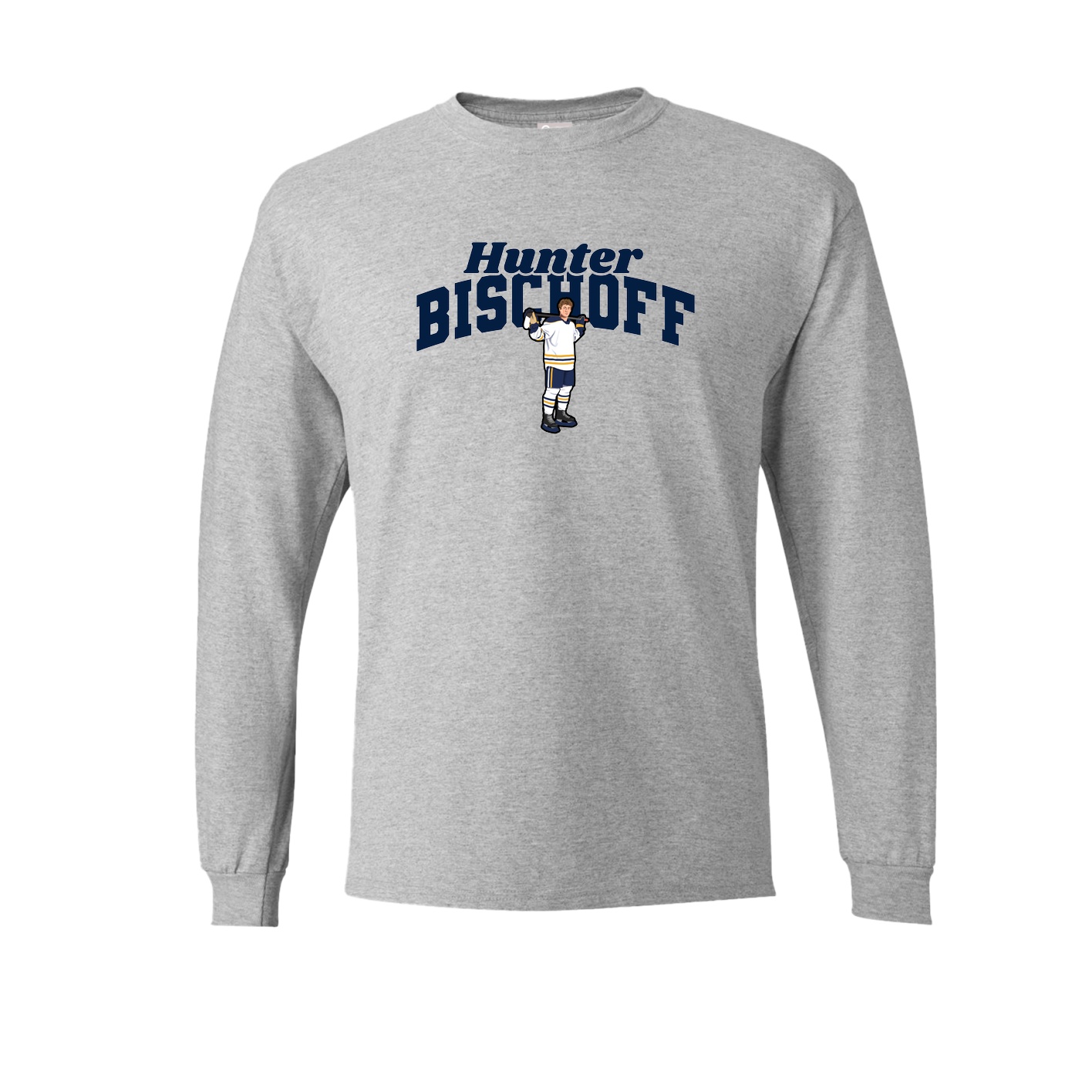 Long Sleeve Tee — Signature Arch in Grey