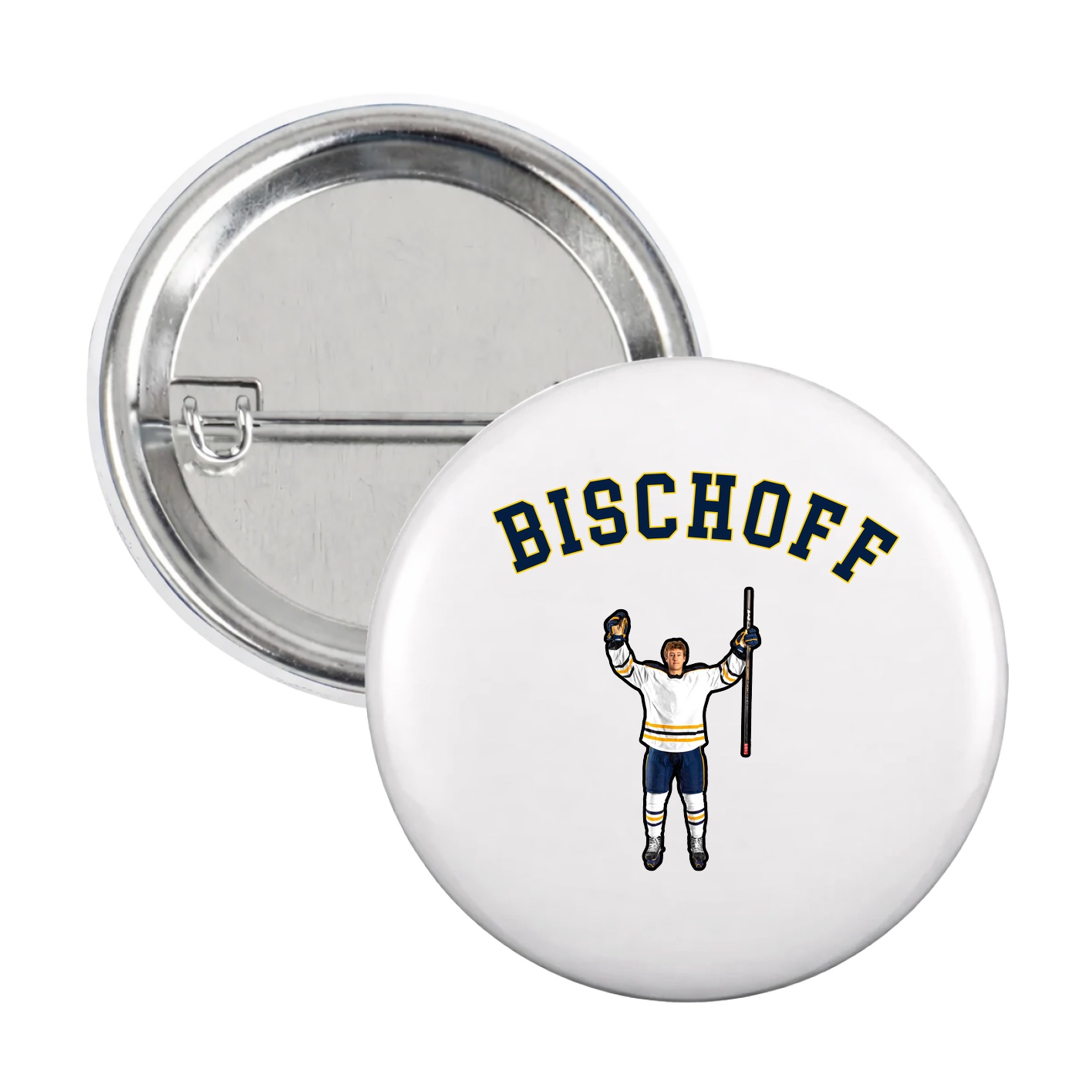 Game Day Button — Shirsey Arch in White