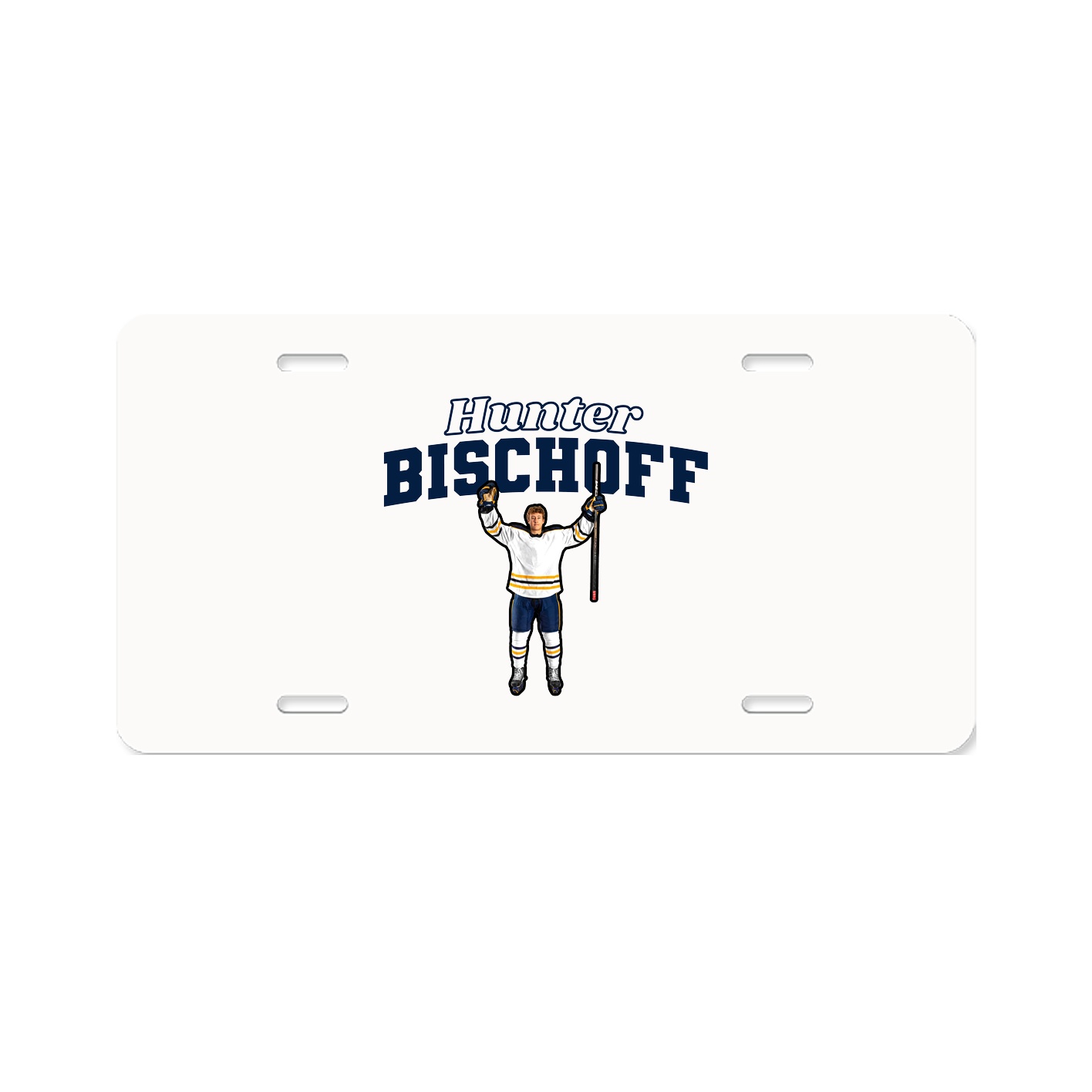 License Plate — Name Arch in Classic
