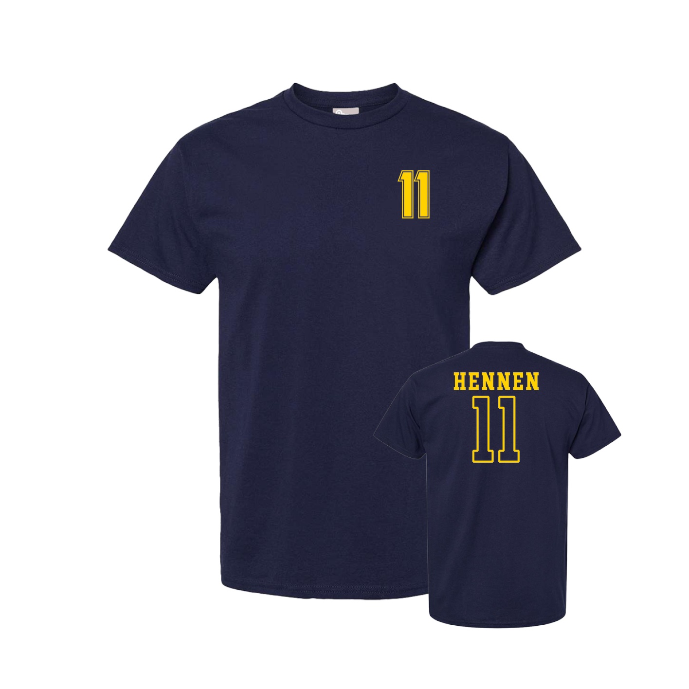Tee — Chest Back in Navy