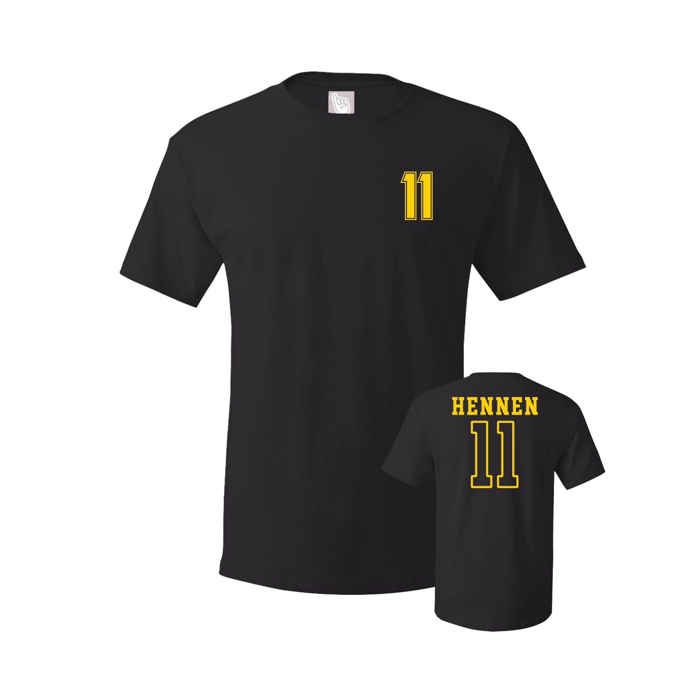 Youth Tee — Chest Back in Black