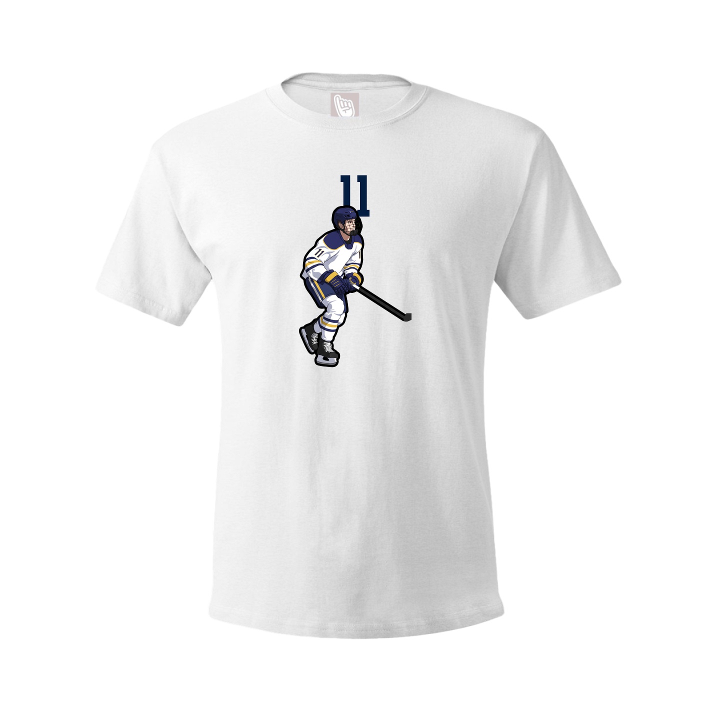Tee — Number Top in White