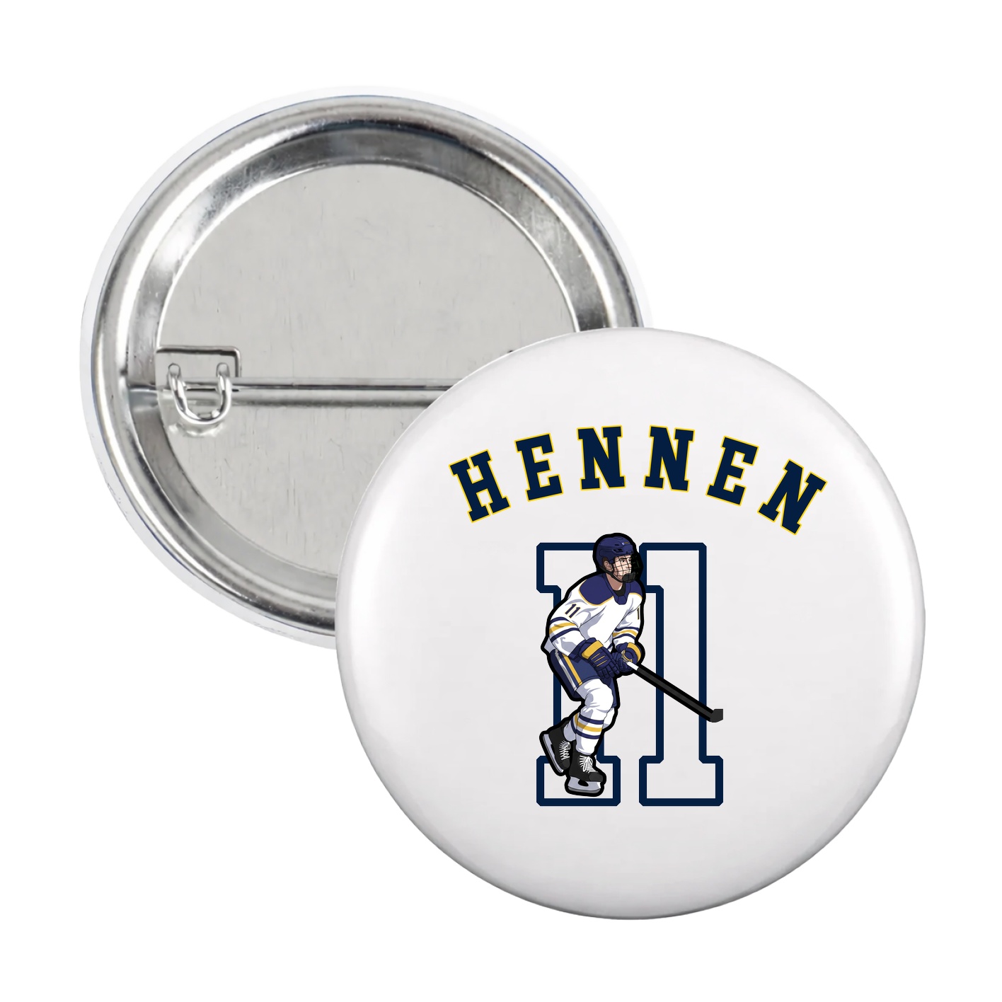 Game Day Button — Shirsey Arch in White