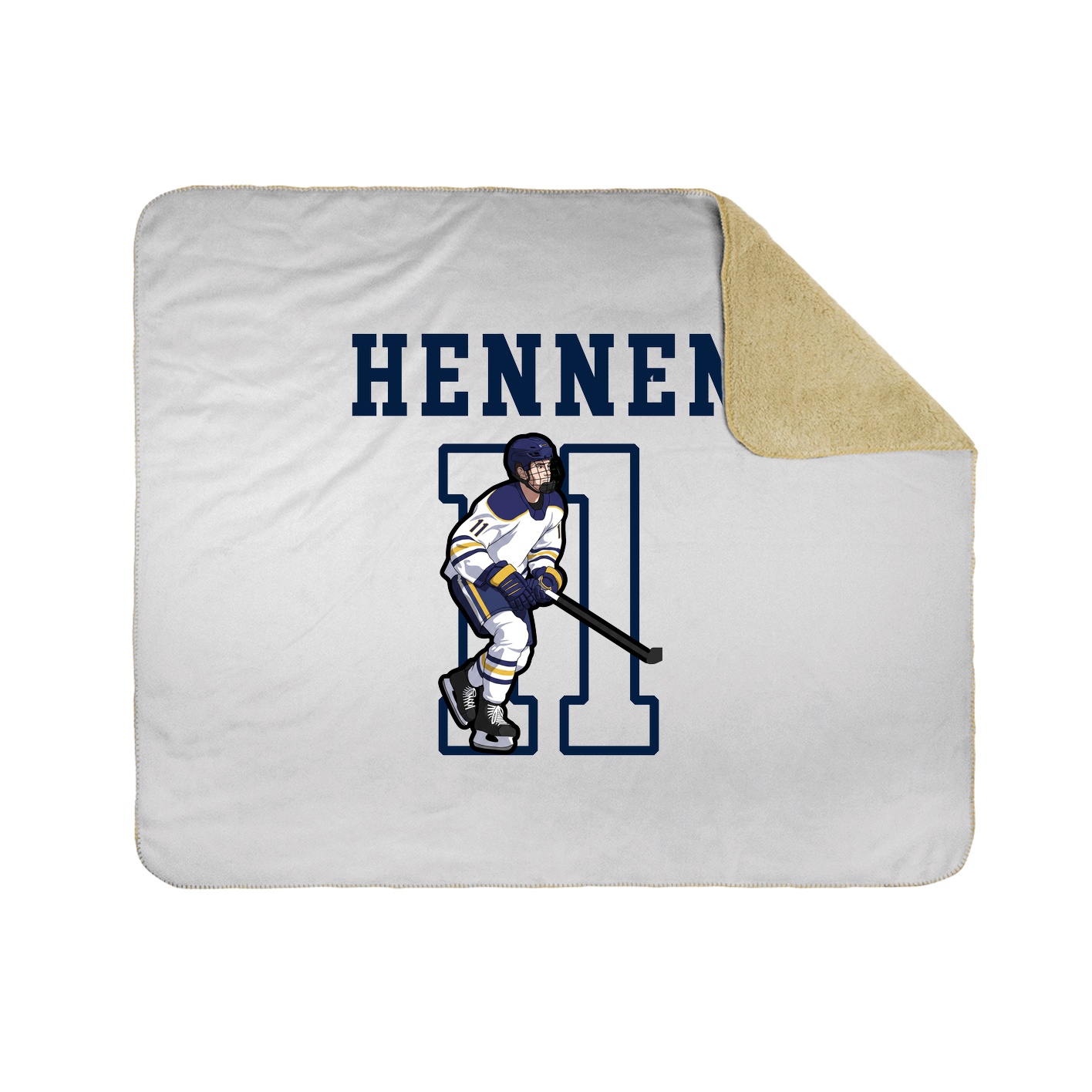 Throw Blanket — Shirsey in White
