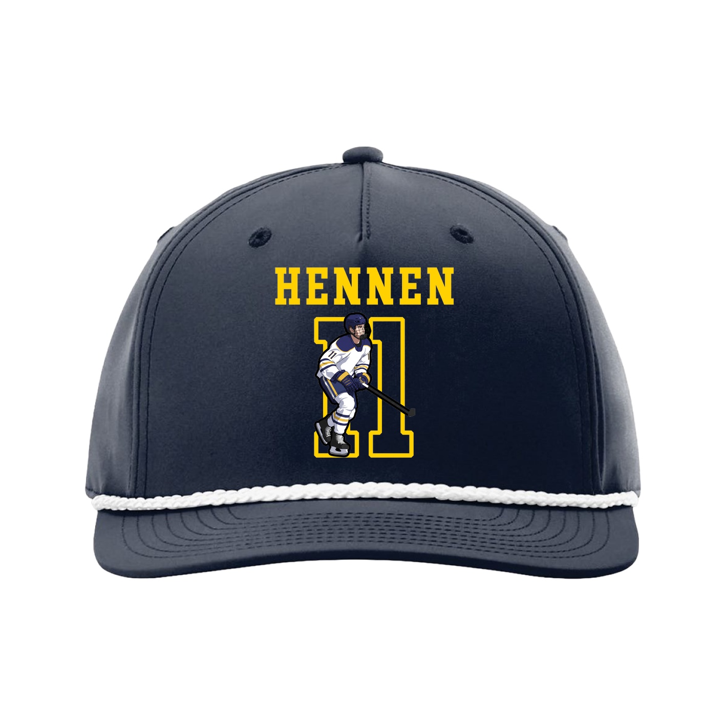 Five-Panel Classic Rope Cap — Shirsey in Navy