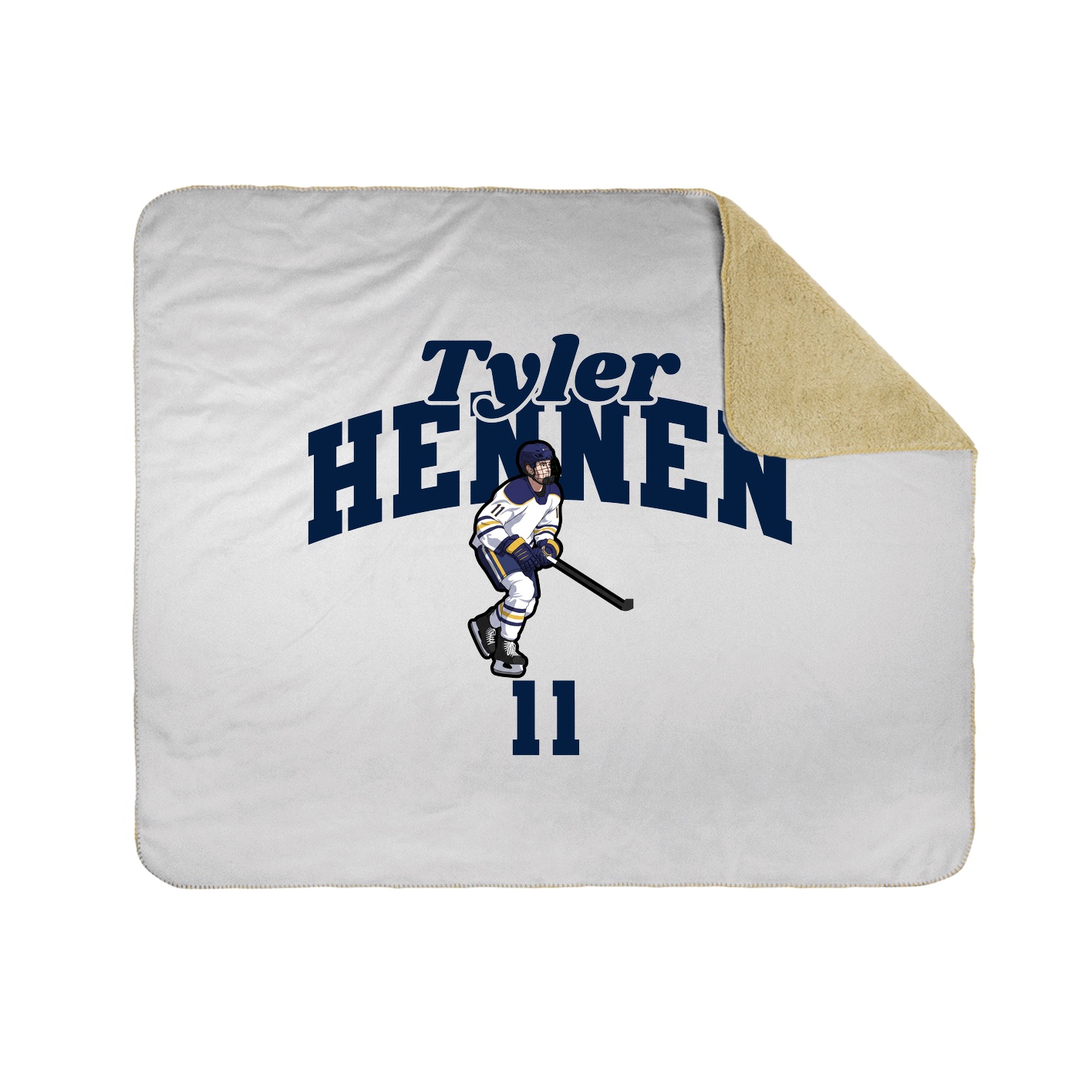 Throw Blanket — Signature Arch in White