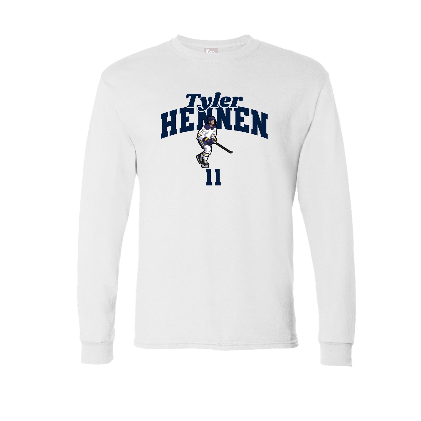 Long Sleeve Tee — Signature Arch in White