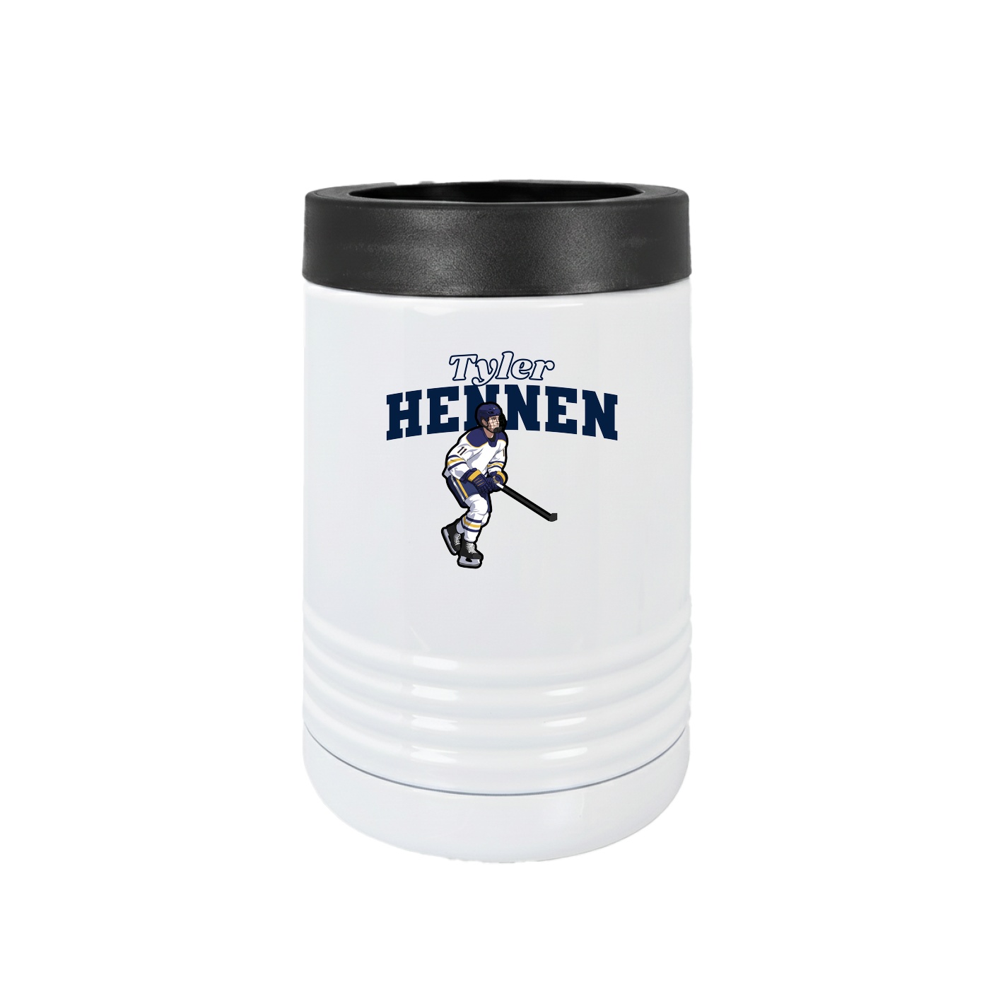 Beverage Holder — Name Arch in White