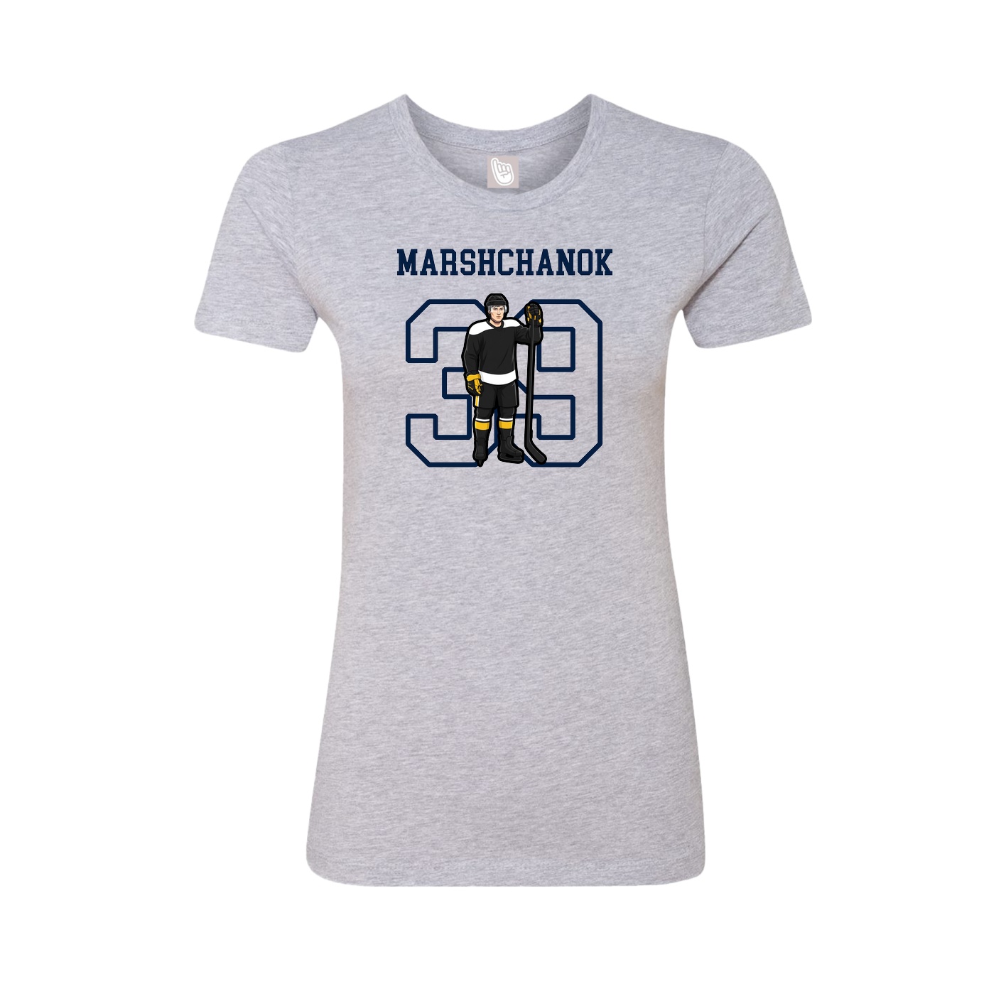 Fitted Women's Tee — Shirsey in Grey