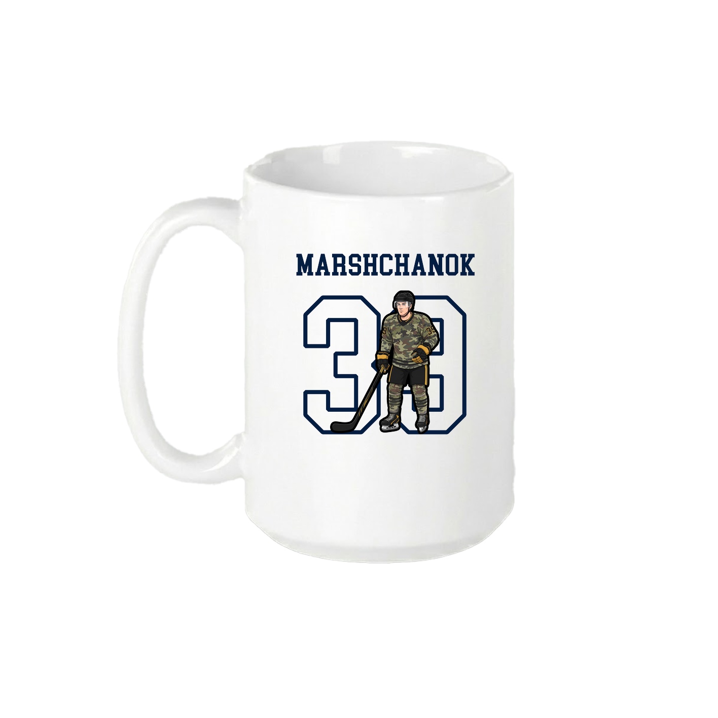15oz Coffee Mug — Shirsey in White