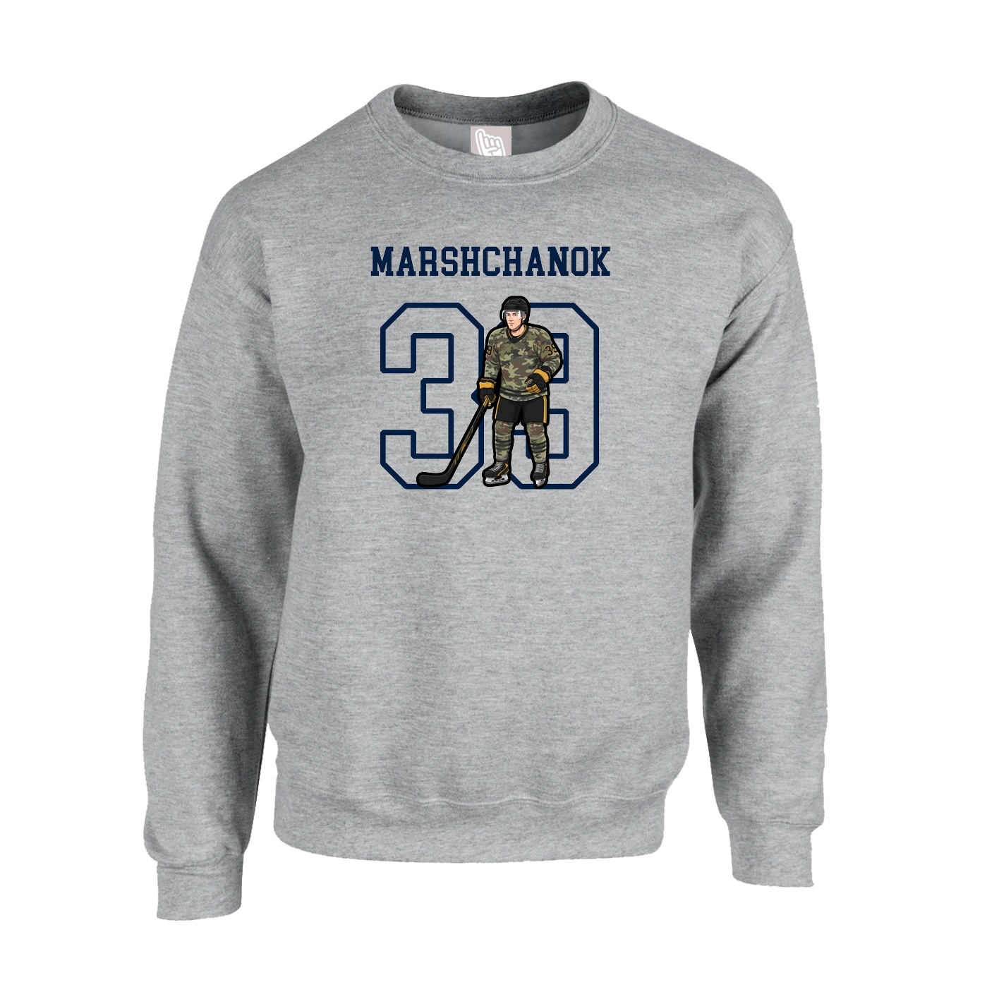 Fleece Crew — Shirsey in Grey