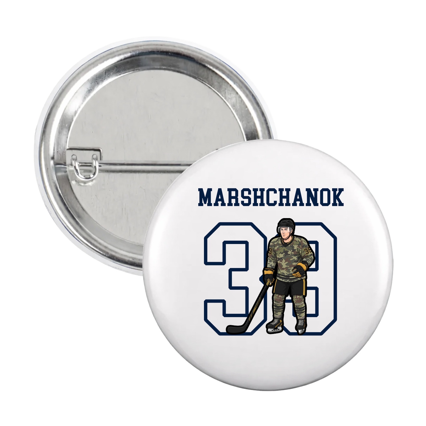 Game Day Button — Shirsey in White