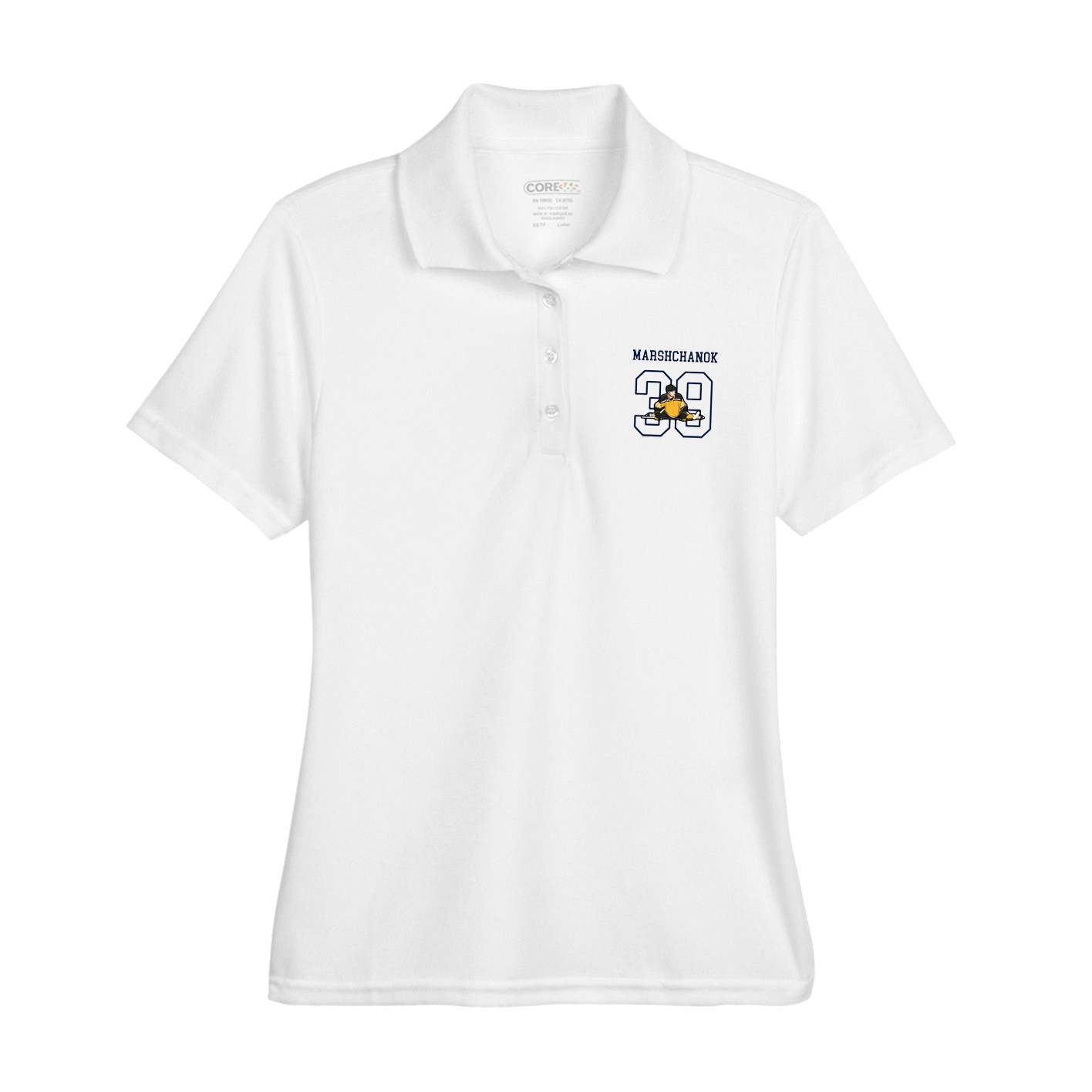 Womens Performance Polo — Shirsey in White