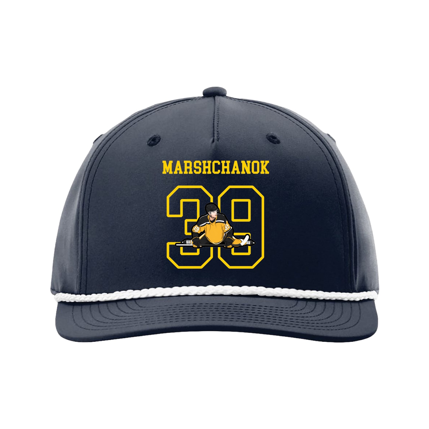 Five-Panel Classic Rope Cap — Shirsey in Navy