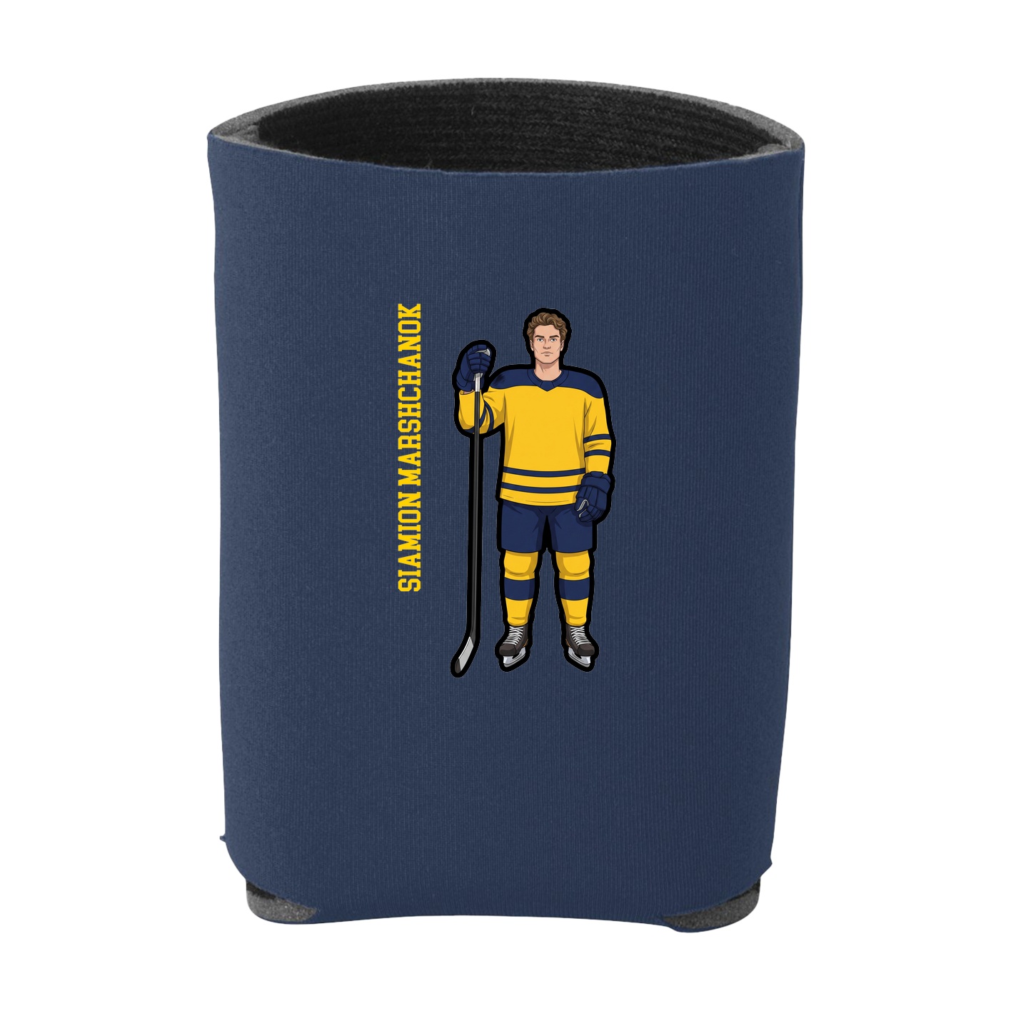 Can Holder — Name Vertical in Navy