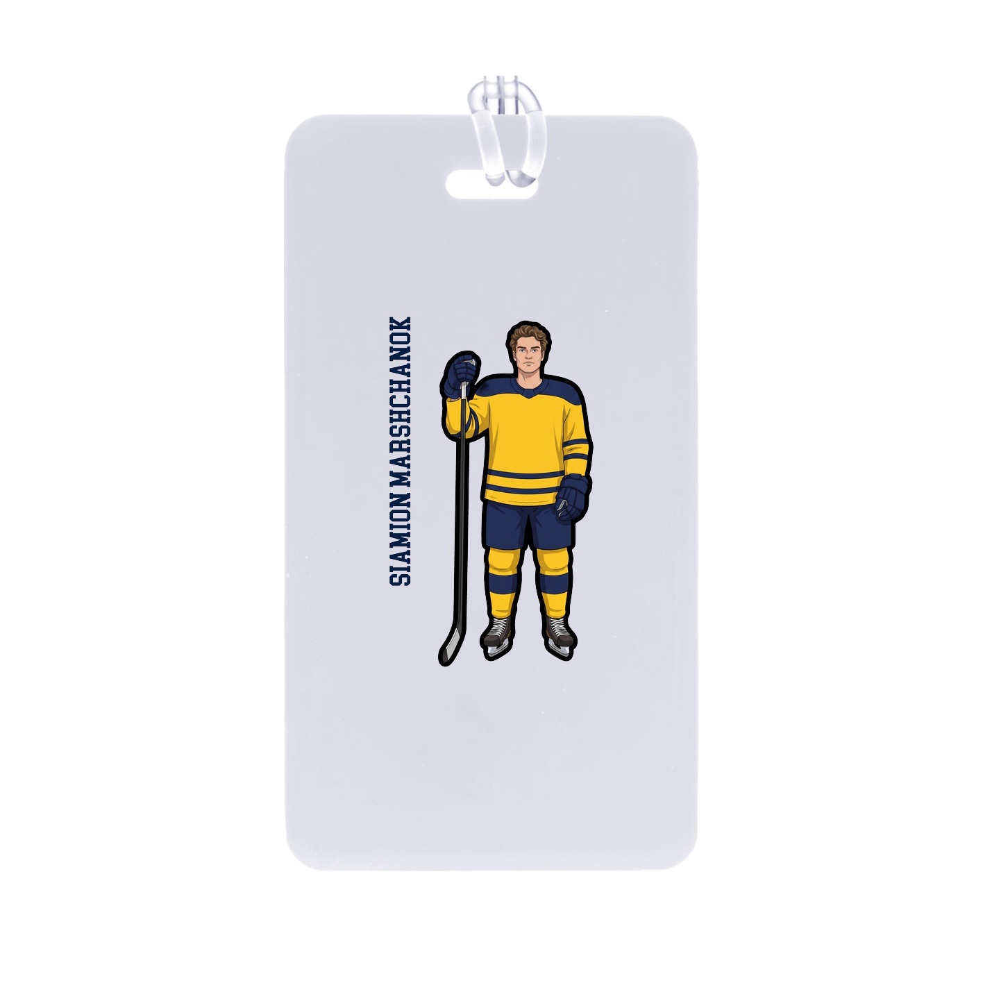 Bag Tag — Name Vertical in Classic
