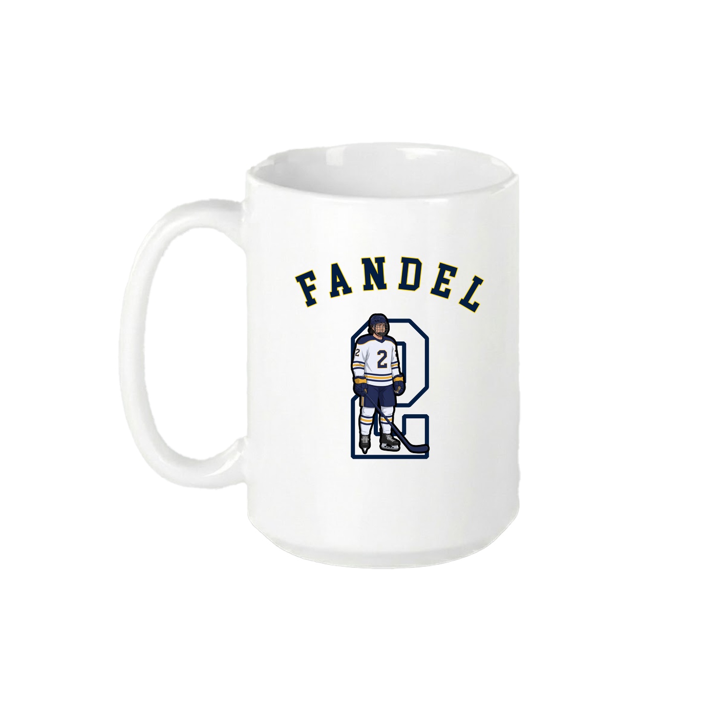 15oz Coffee Mug — Shirsey Arch in White