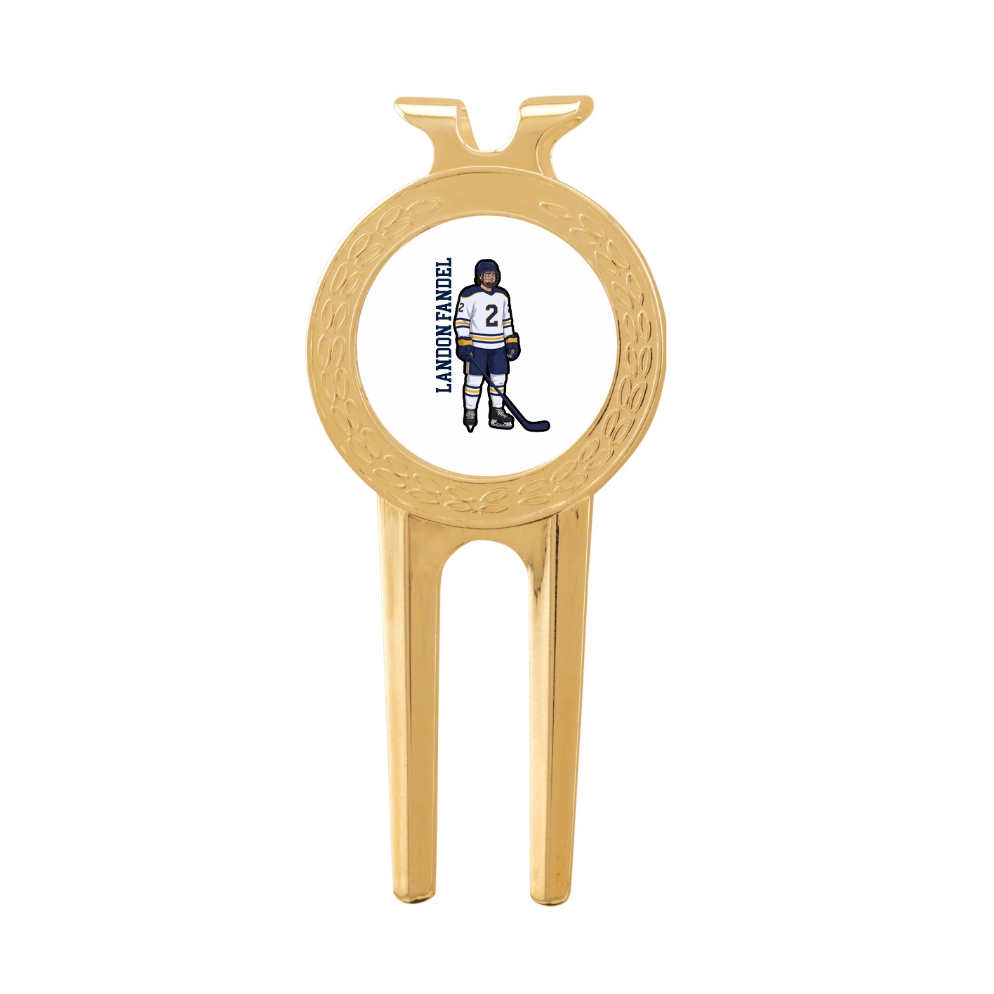 Divot Tool with Ball Marker — Name Vertical in Classic