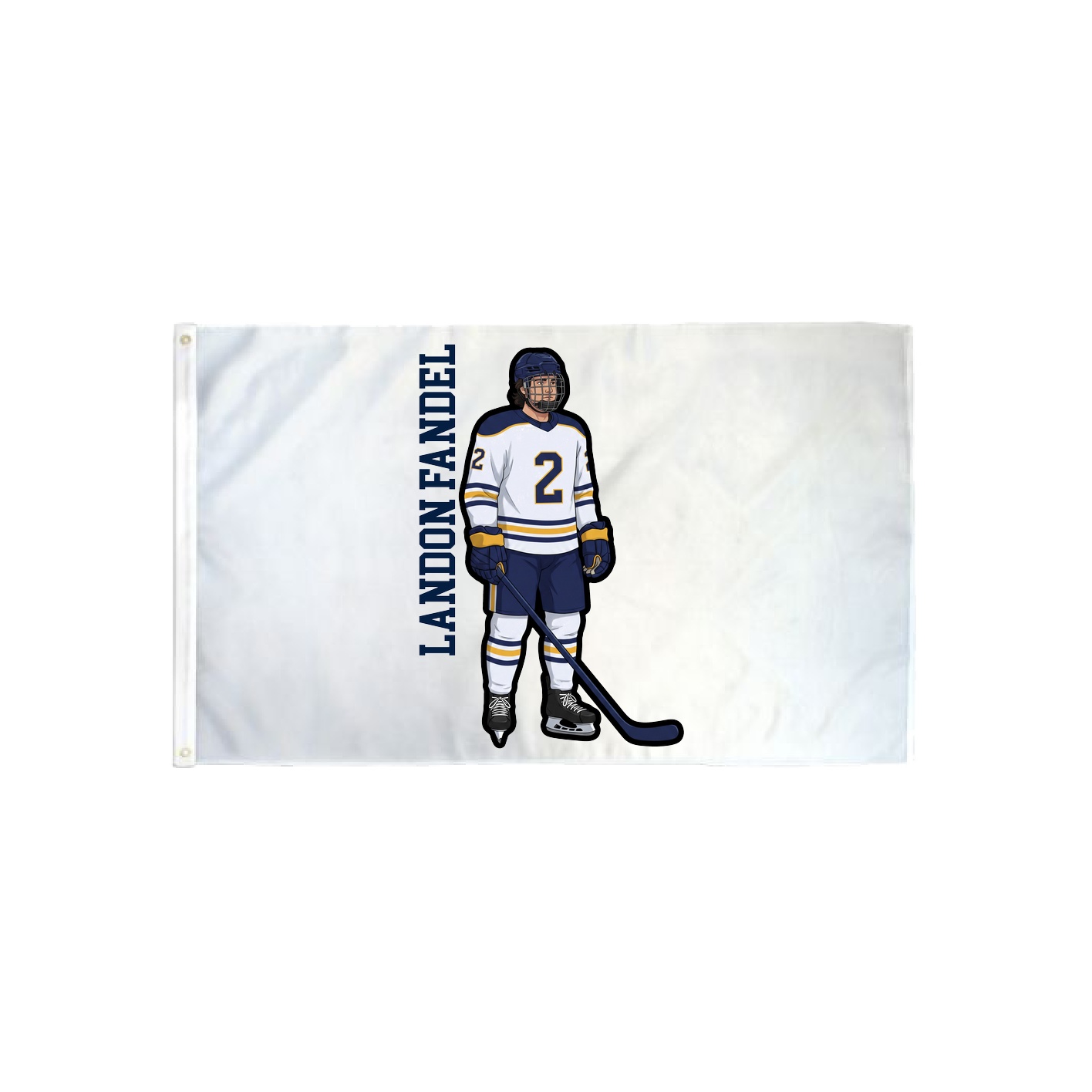 3x5 Flag — Name Vertical in Classic