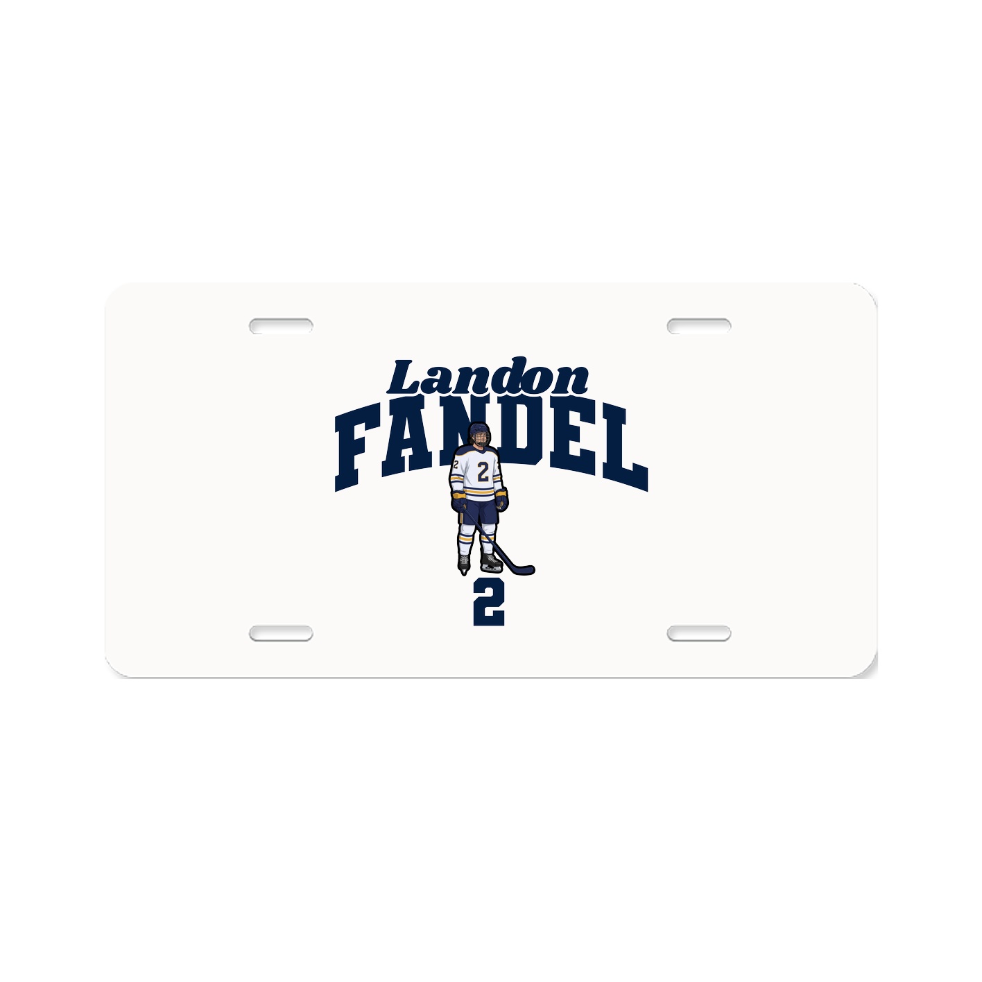 License Plate — Signature Arch in Classic