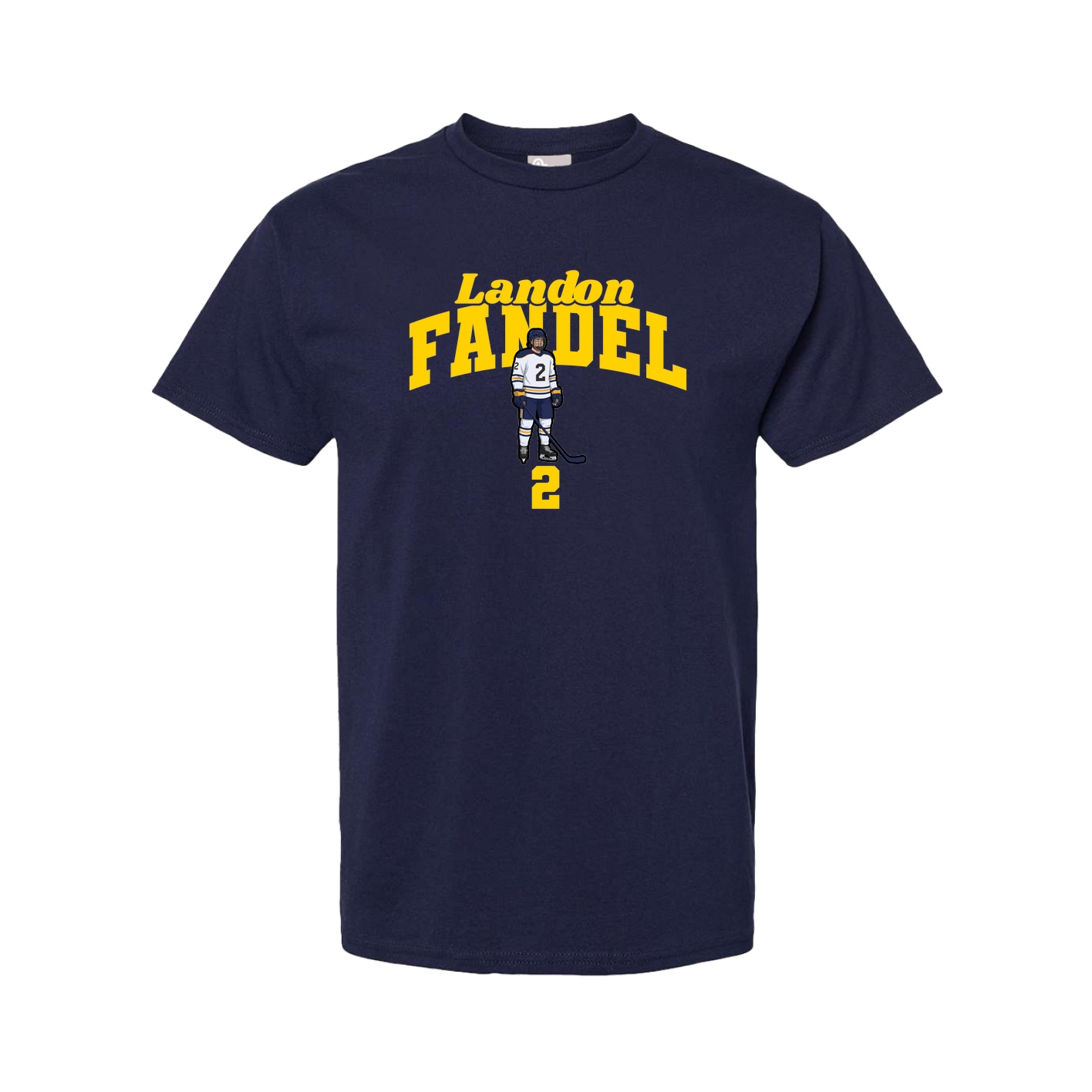 Tee — Signature Arch in Navy