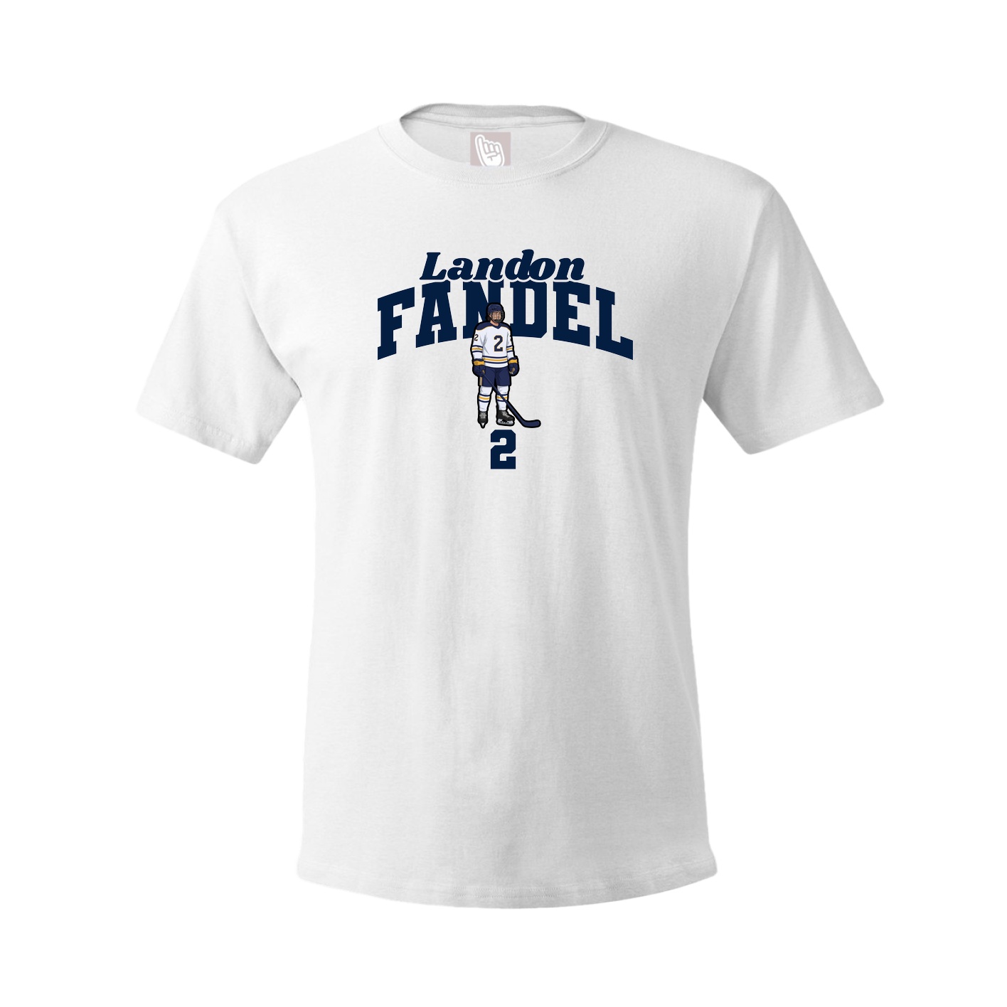 Youth Tee — Signature Arch in White
