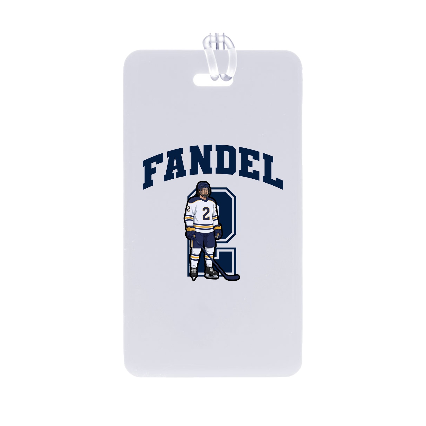 Bag Tag — Number in Classic