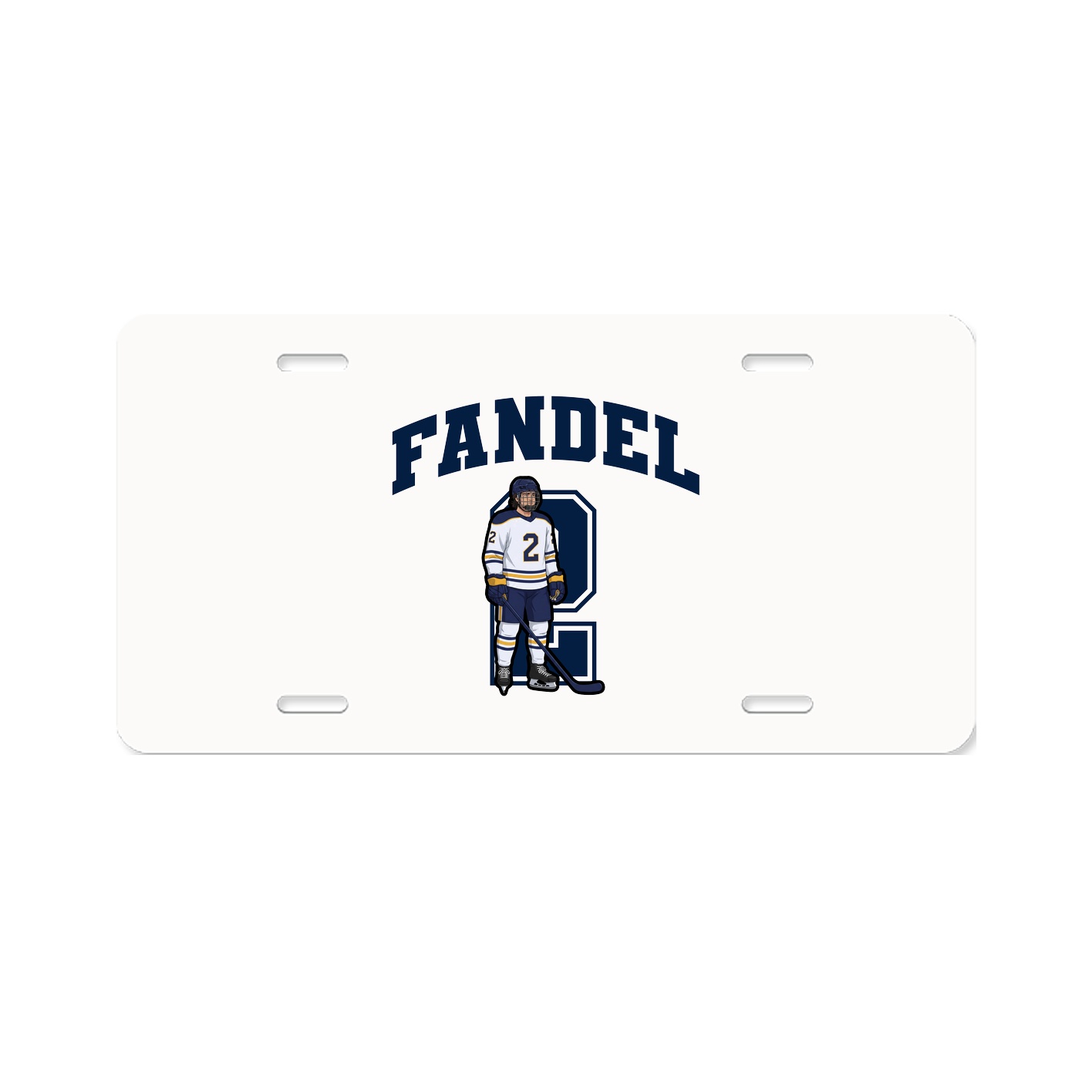 License Plate — Number in Classic